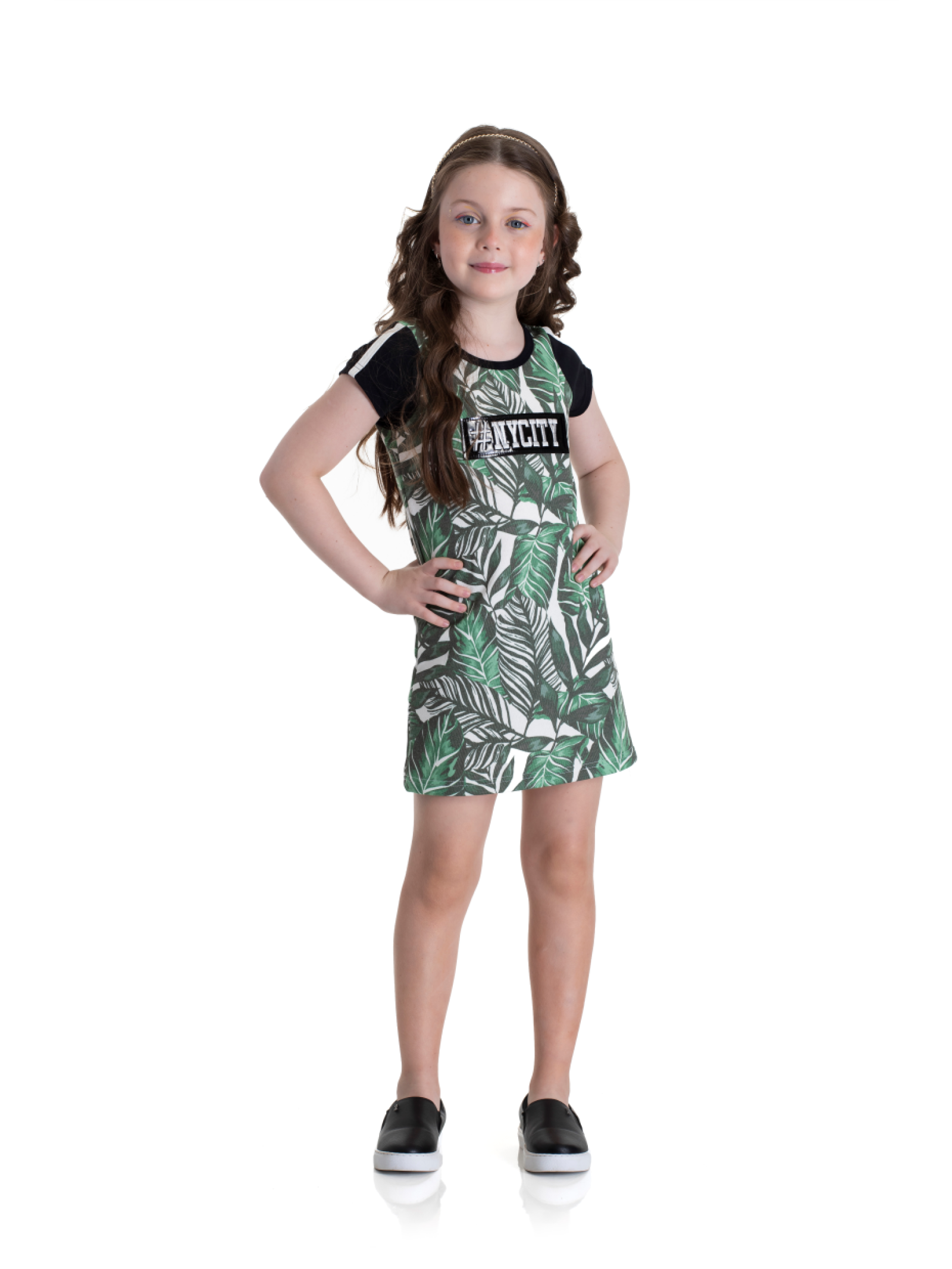 VESTIDO INFANTIL NYC OFF WHITE 2193 - FTK BRAND