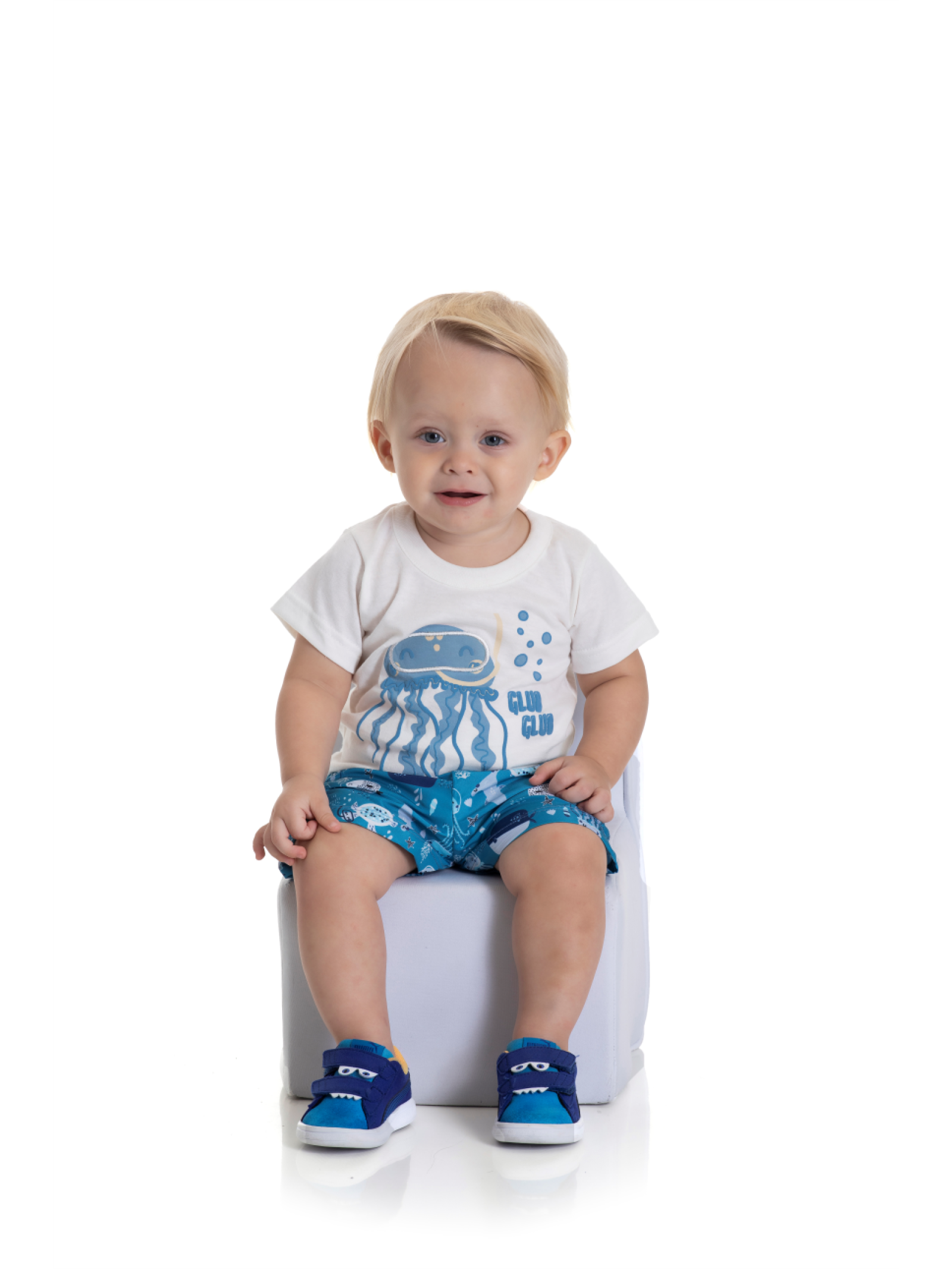 CONJUNTO BEBÊ MASCULINO MERGULHADOR OFF WHITE 2231 - FTK BRAND