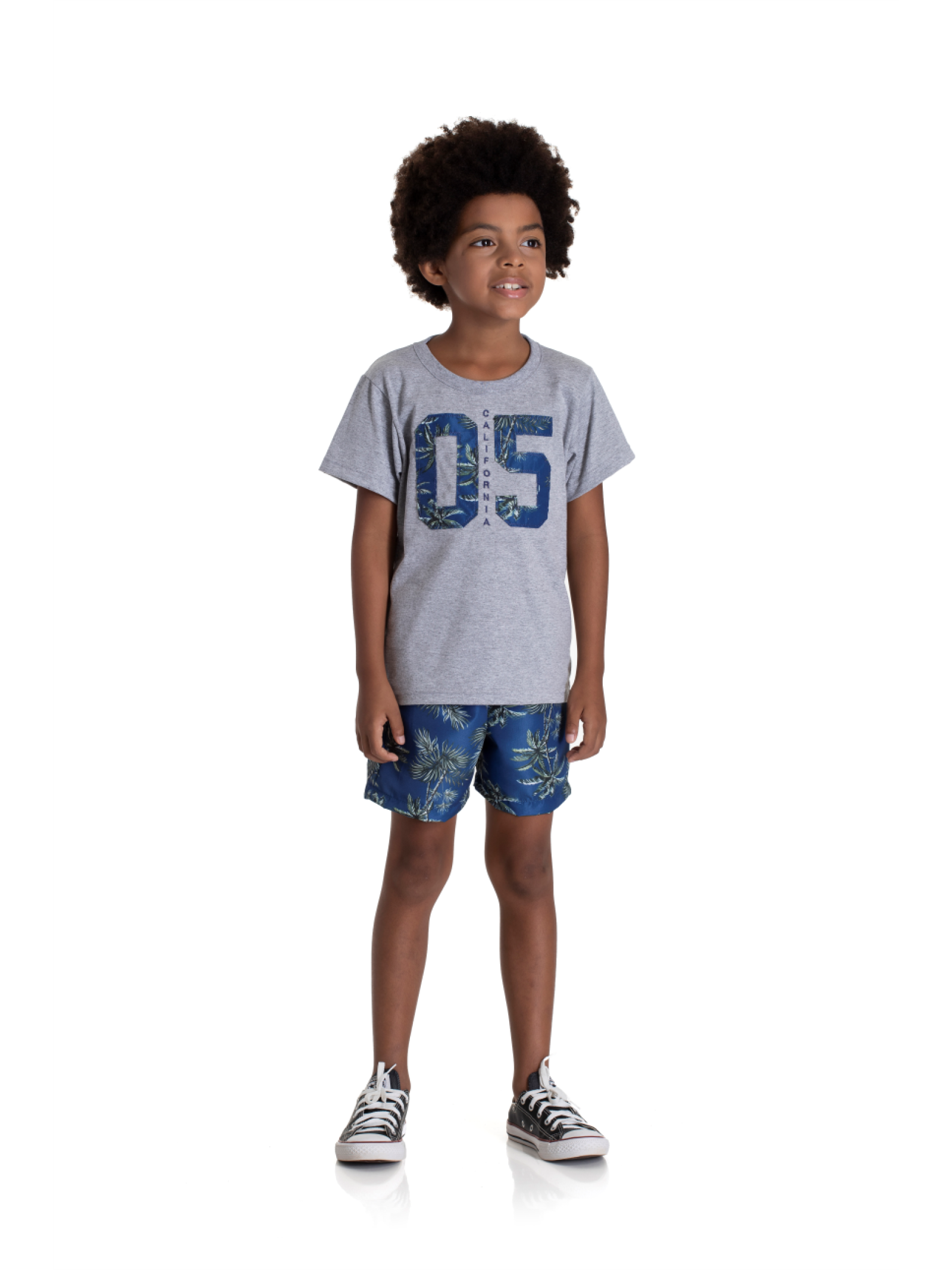 CONJUNTO INFANTIL MASCULINO CALIFORNIA MESCLA 2240 - FTK BRAND 