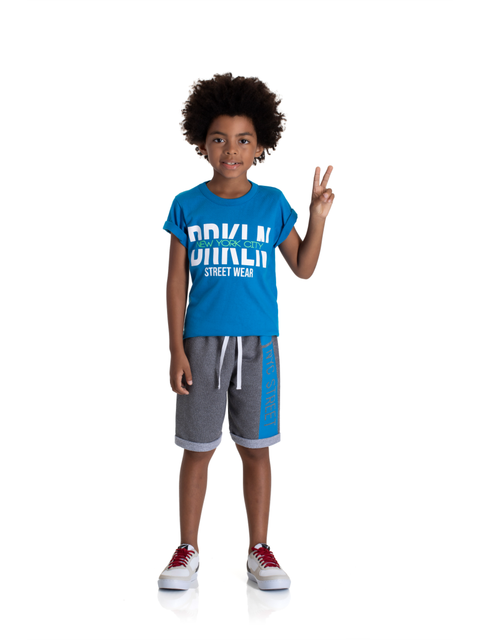 CONJUNTO INFANTIL MASCULINO NEW YORK ROYAL 2246 - FTK BRAND 