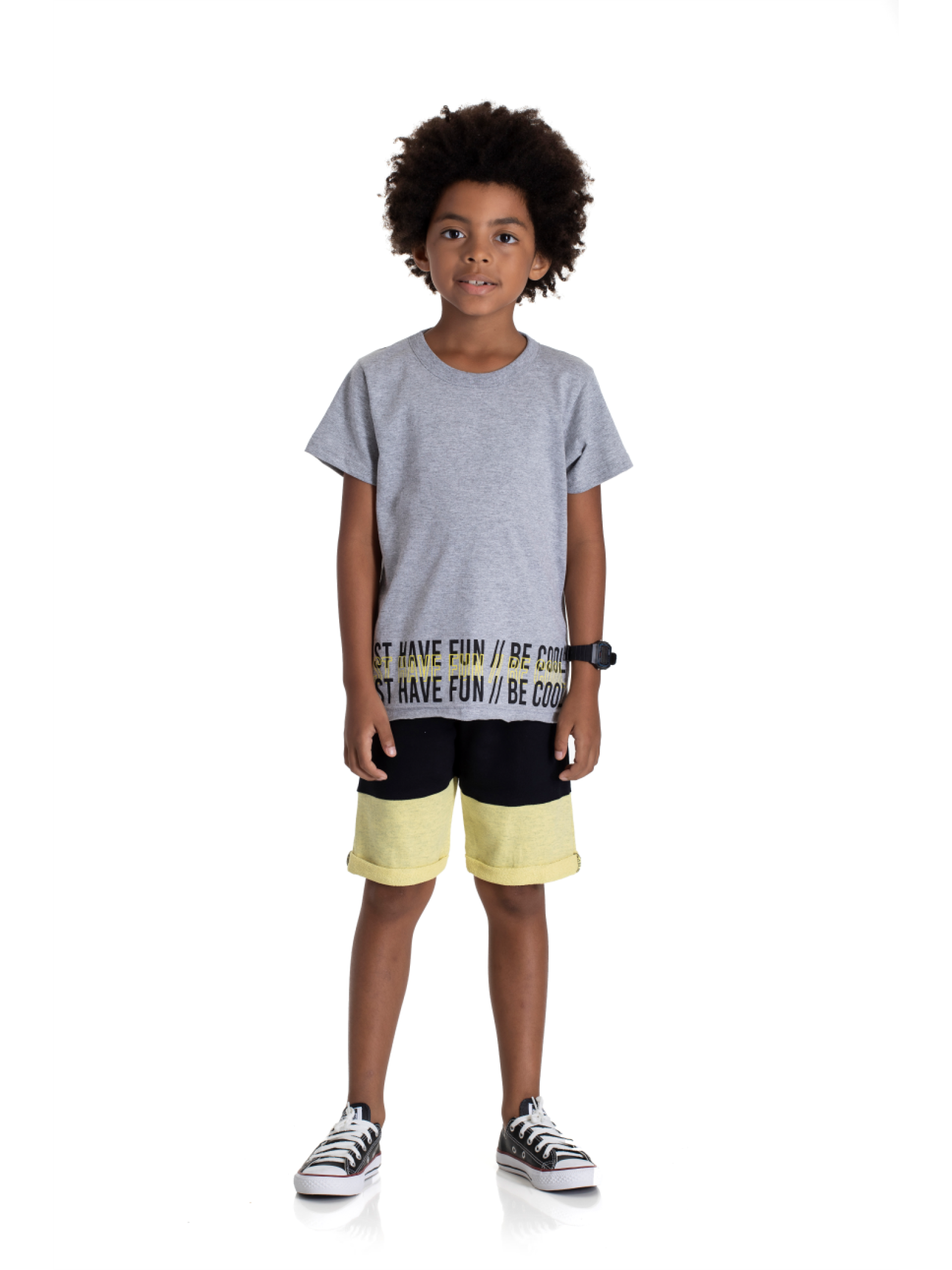 CONJUNTO INFANTIL MASCULINO HAVE FUN MESCLA 2247 - FTK BRAND