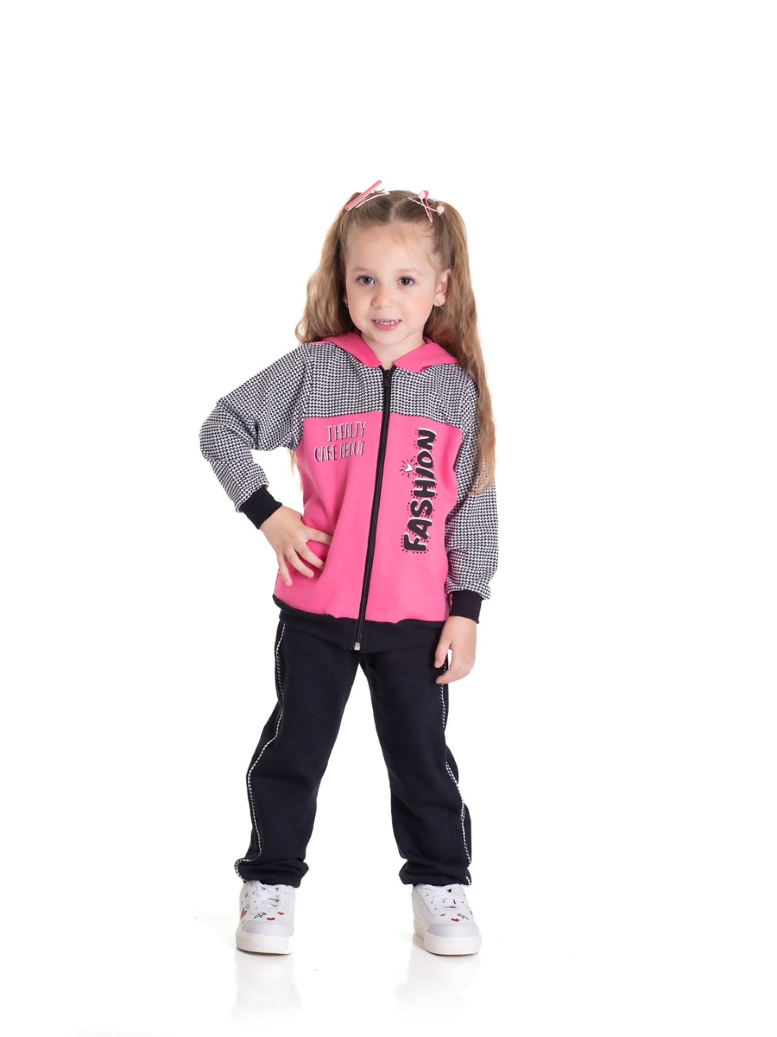 CONJUNTO INFANTIL FEMININO FASHION PINK 2428 - FTK BRAND