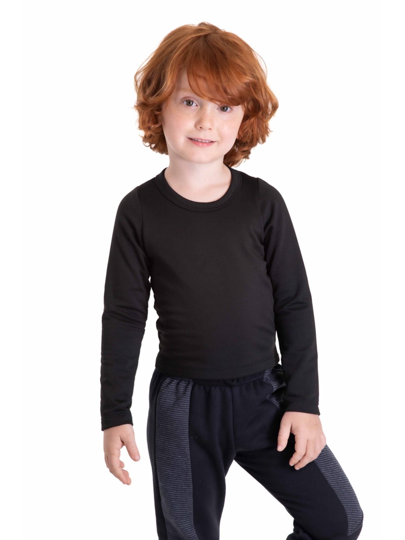 BLUSA TERMICA UNISSEX  PRETA 2488 -2  FTK BRAND  