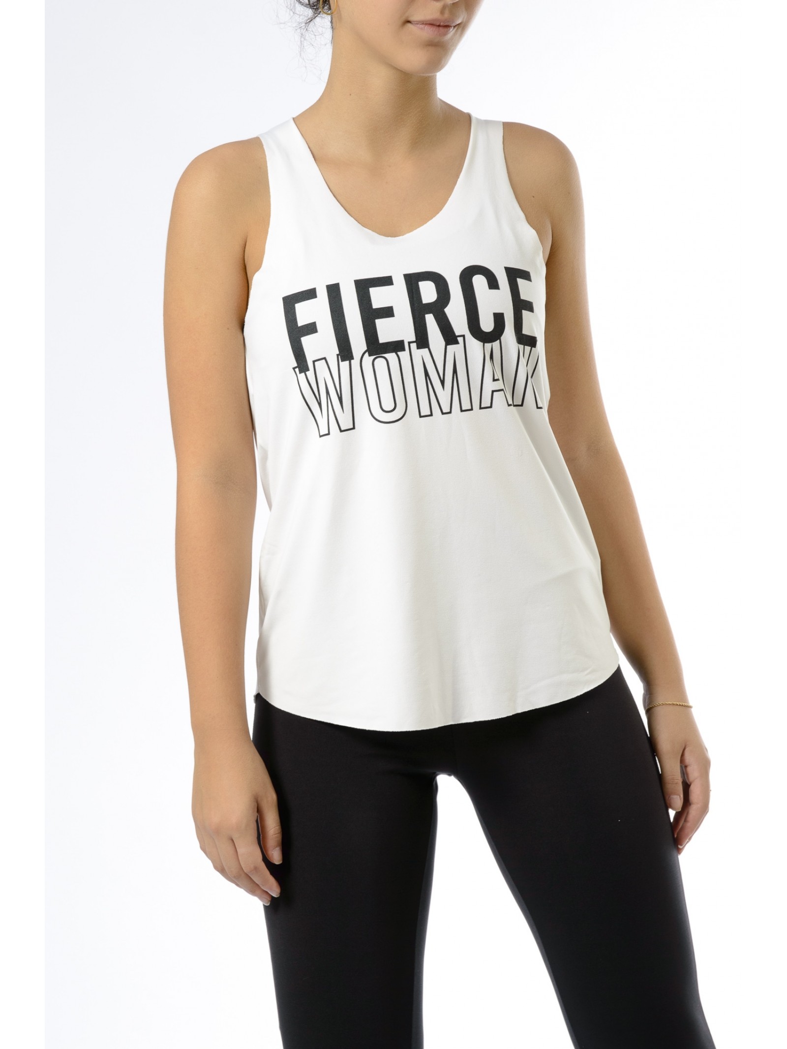BLUSA  FITNESS FEMININA EM CREPE OFF 4000-3