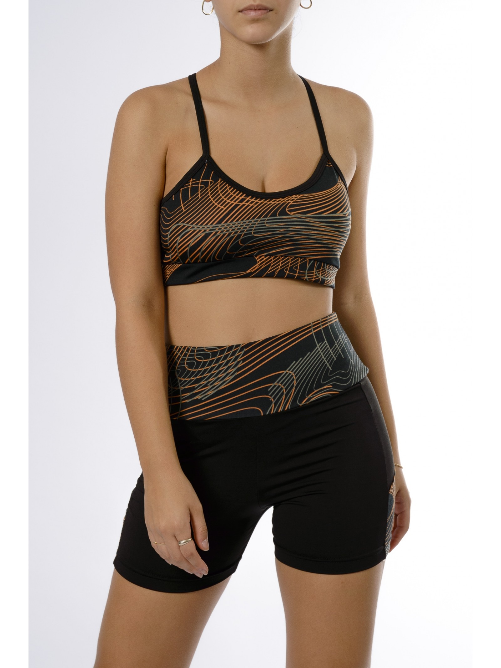 TOP SUPLEX ESTAMPADO LARANJA 4001-2