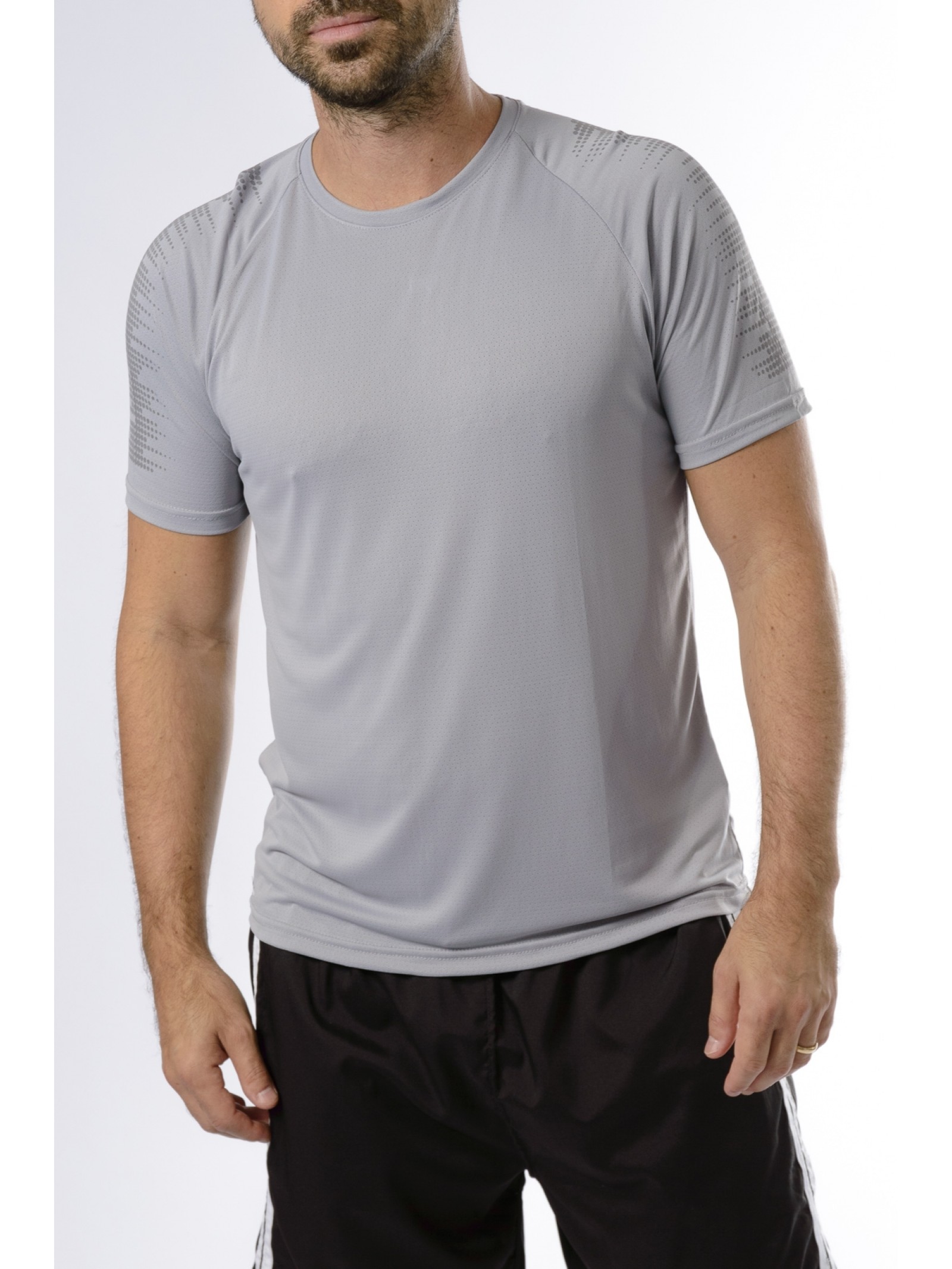 CAMISETA POLIAMIDA CINZA 4079
