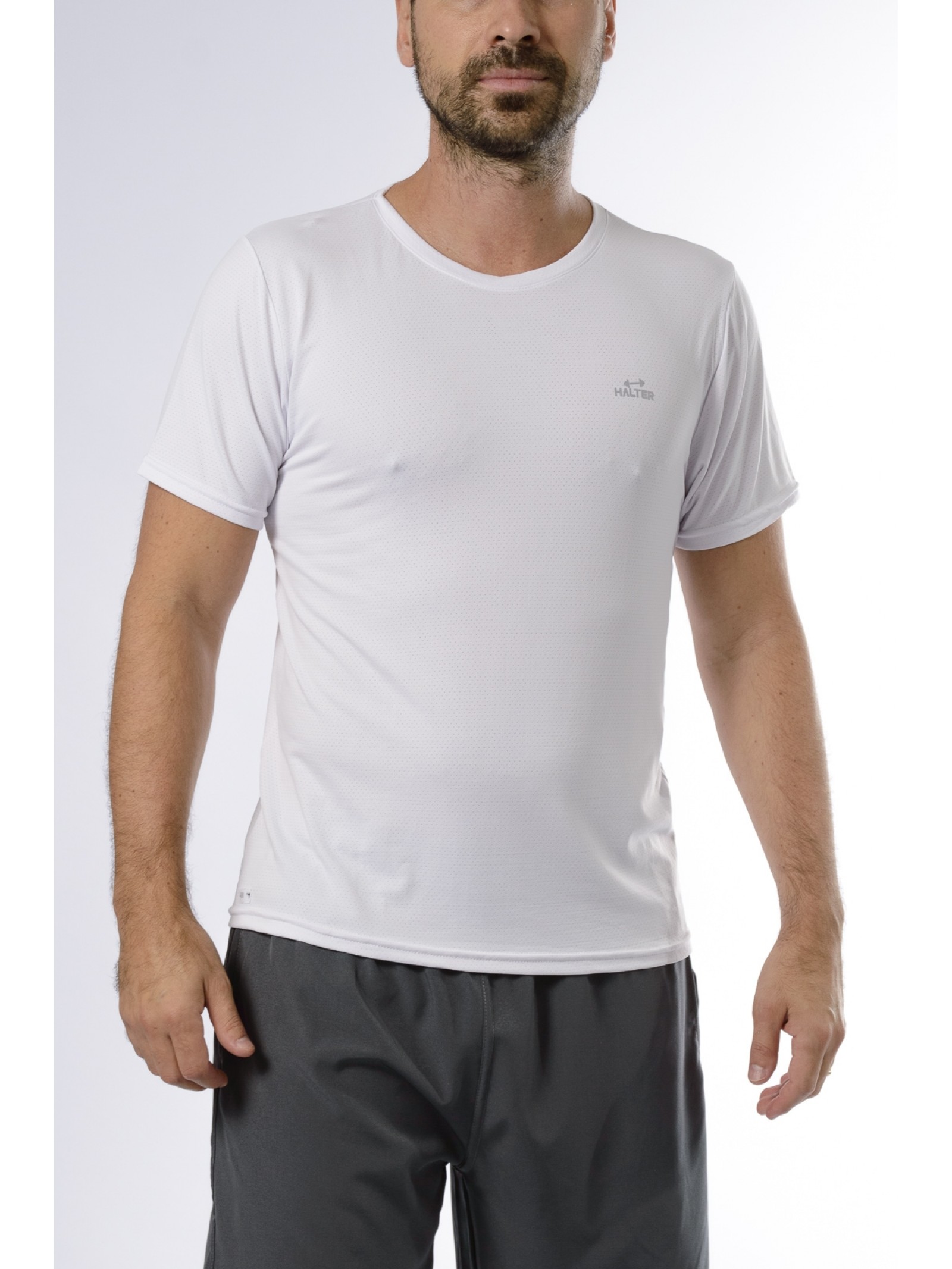 CAMISETA POLIAMIDA FITNESS BRANCA 4080