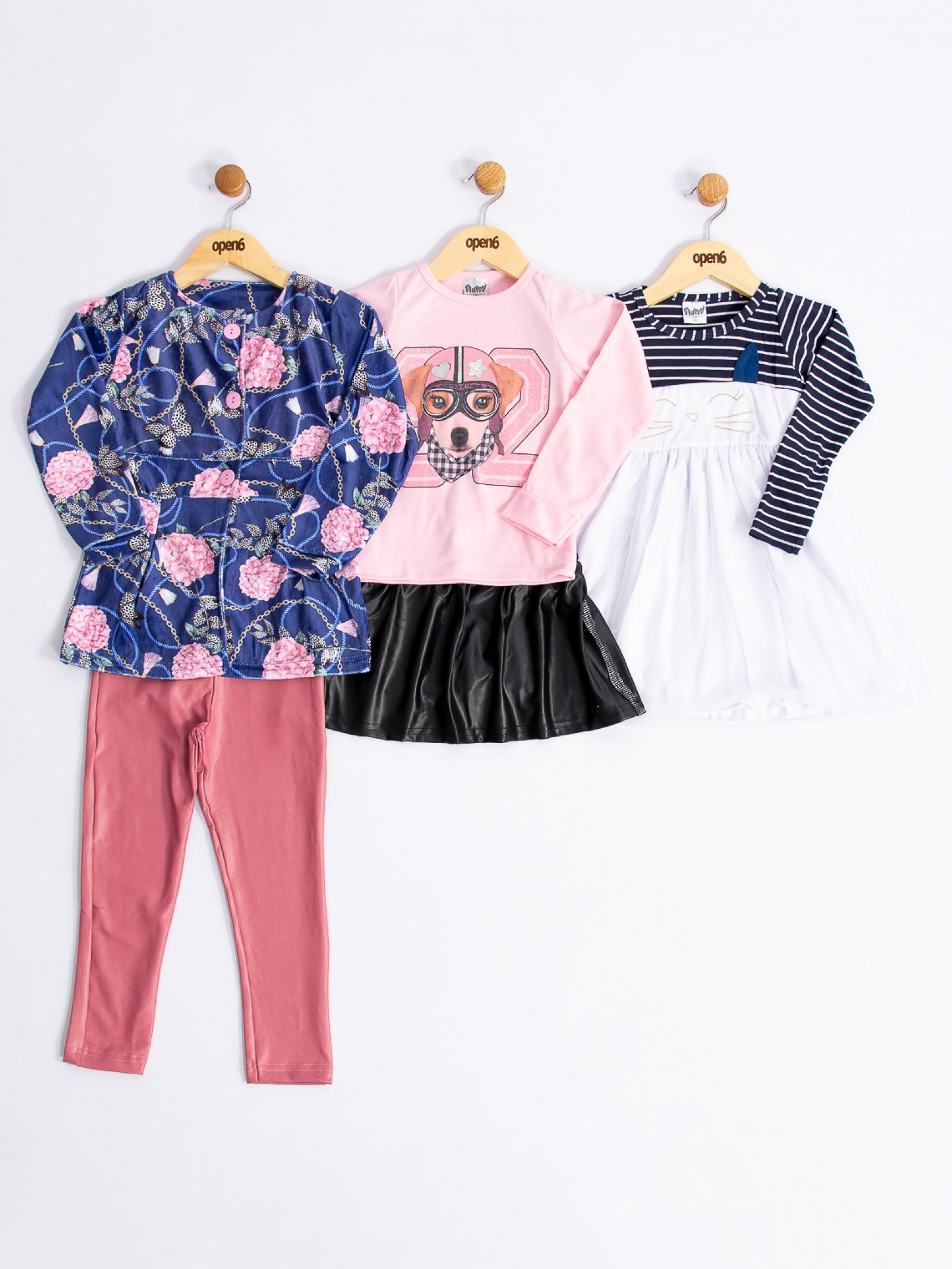 COMBO FEMININO COM 5 PEÇAS TAMANHO 4 - COD 13
