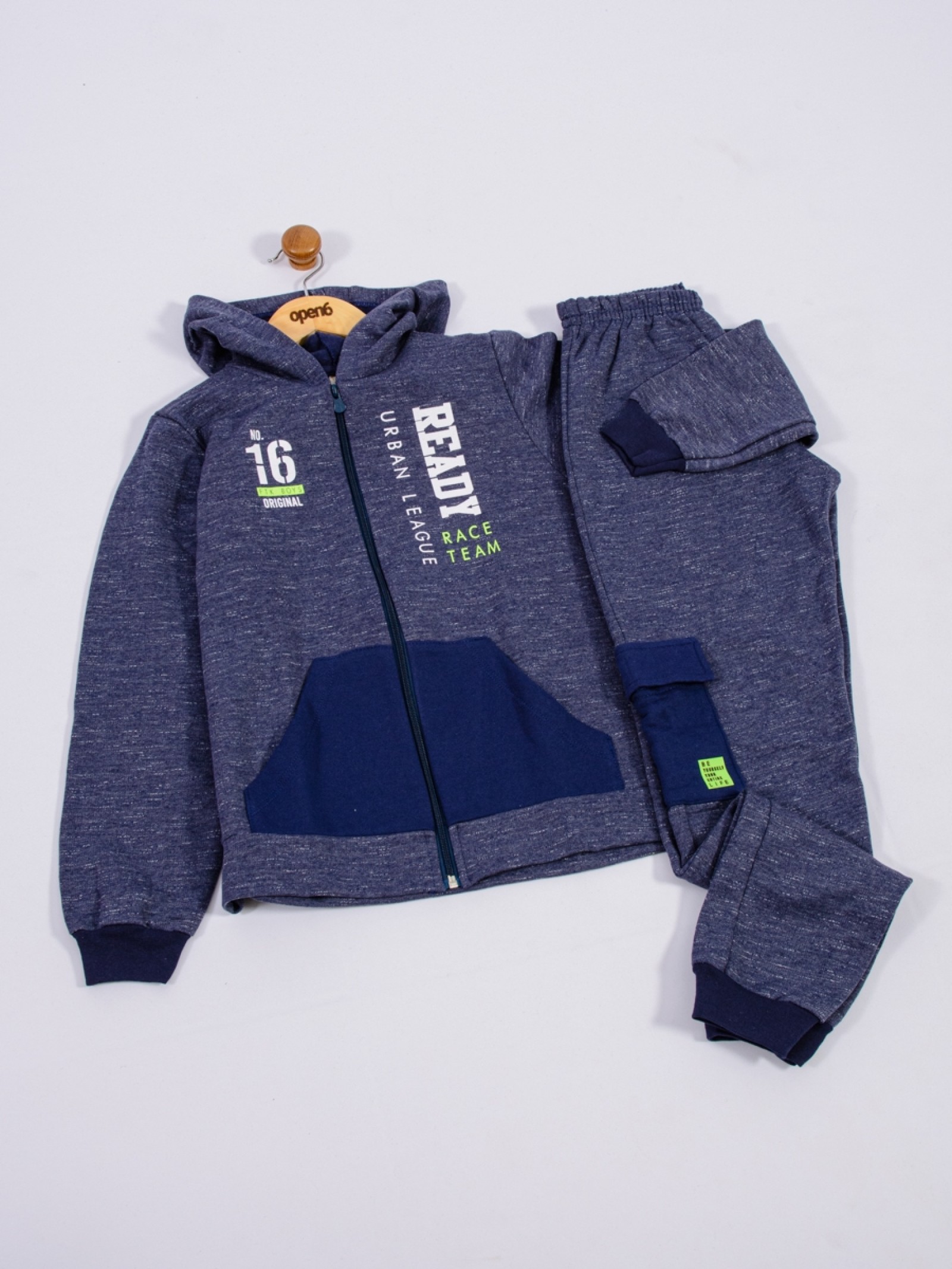 CONJUNTO INFANTIL MASCULINO READY  MARINHO  2472 - FTK BRAND 