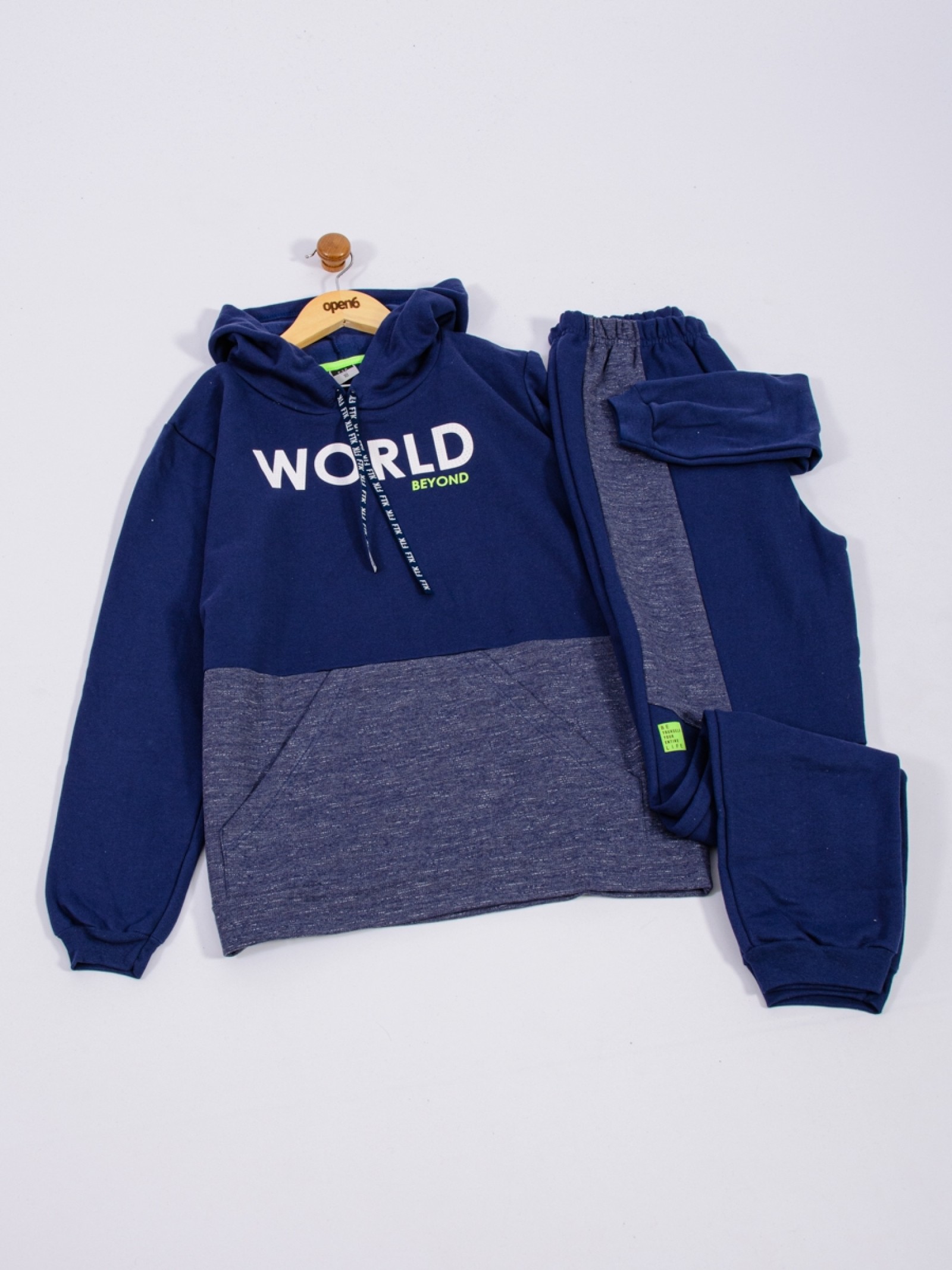 CONJUNTO TEEN MASCULINO WORLD MARINHO 2485 - FTK BRAND