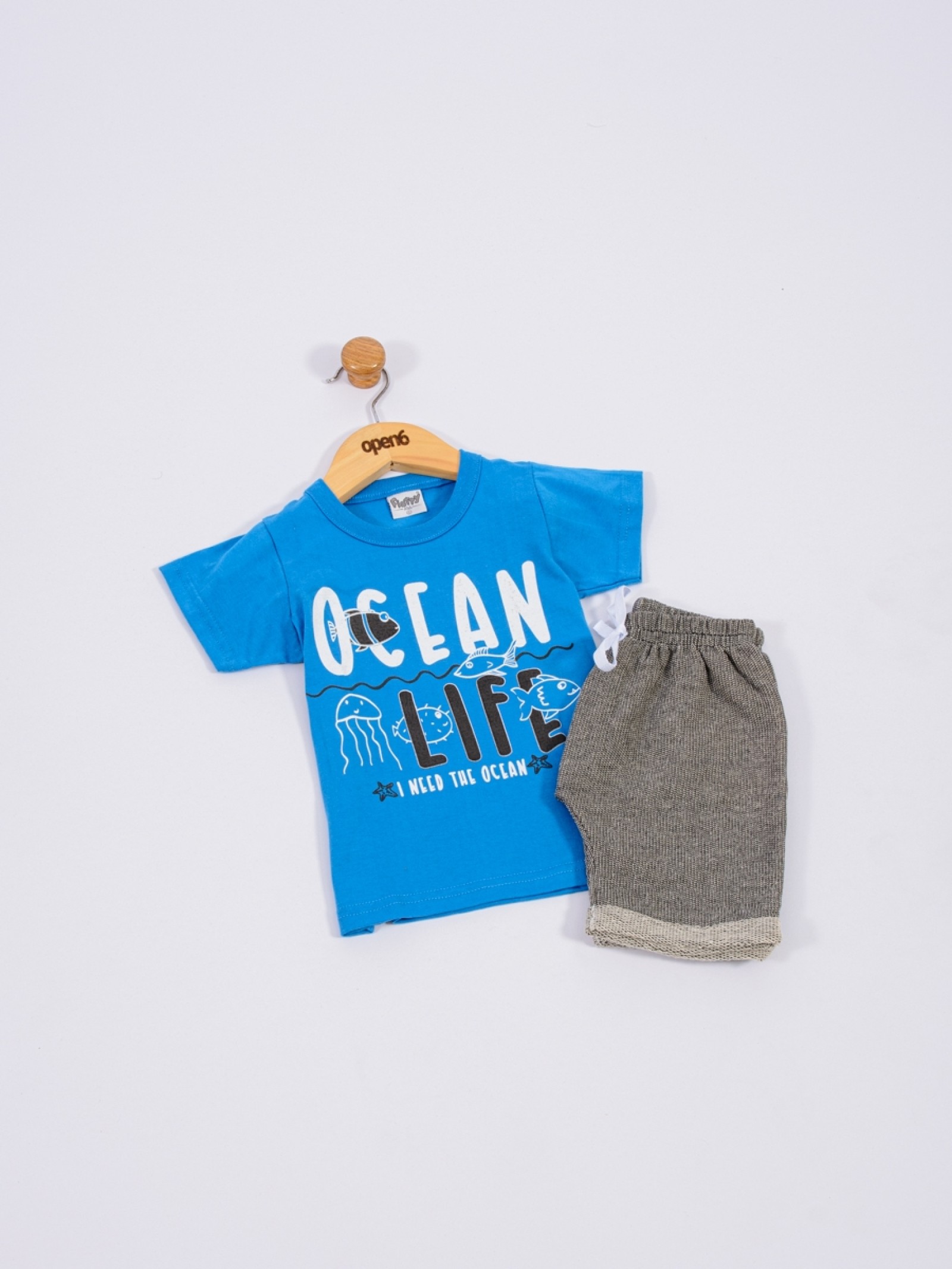 CONJUNTO INFANTIL MASCULINO OCEAN ROYAL 2232 - FTK BRAND 