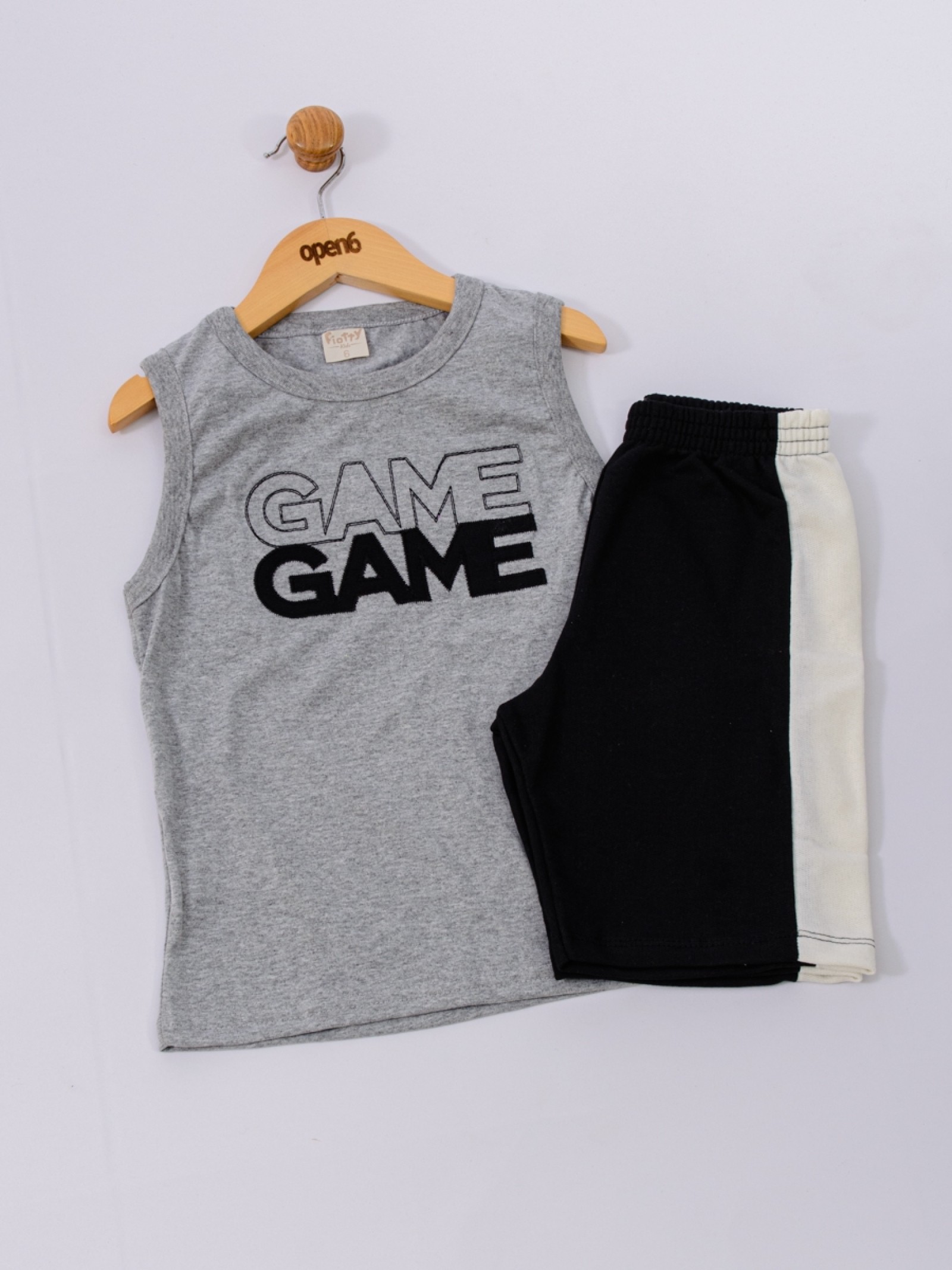 CONJUNTO INFANTIL MASCULINO GAME MESCLA 2248 - FTK BRAND 