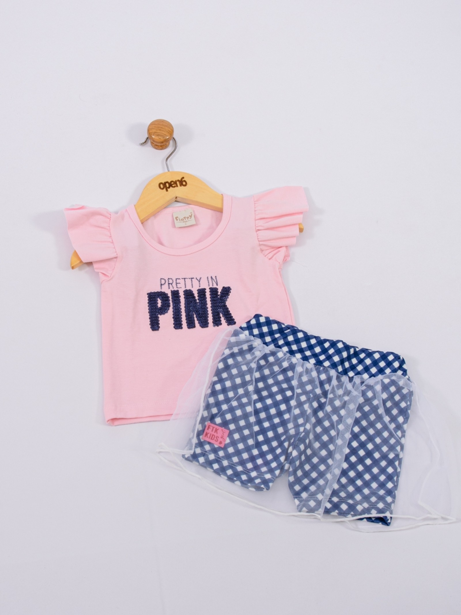 CONJUNTO INFANTIL FEMININO PRETTY ROSA 2354 - FTK BRAND 