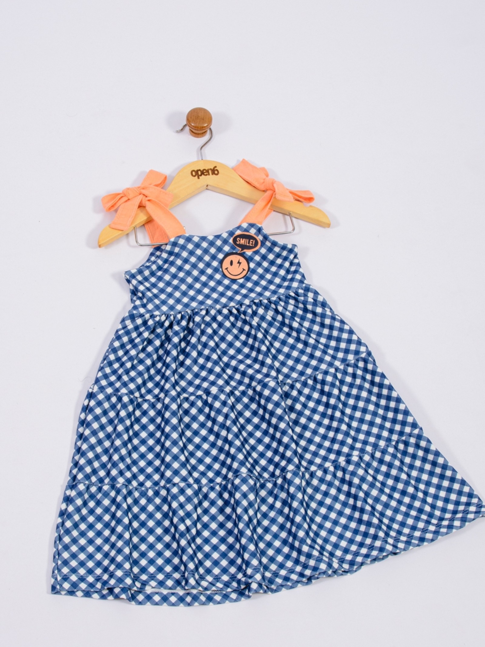 VESTIDO INFANTIL FEMININO SMILE MARINHO 2355 - FTK BRAND 