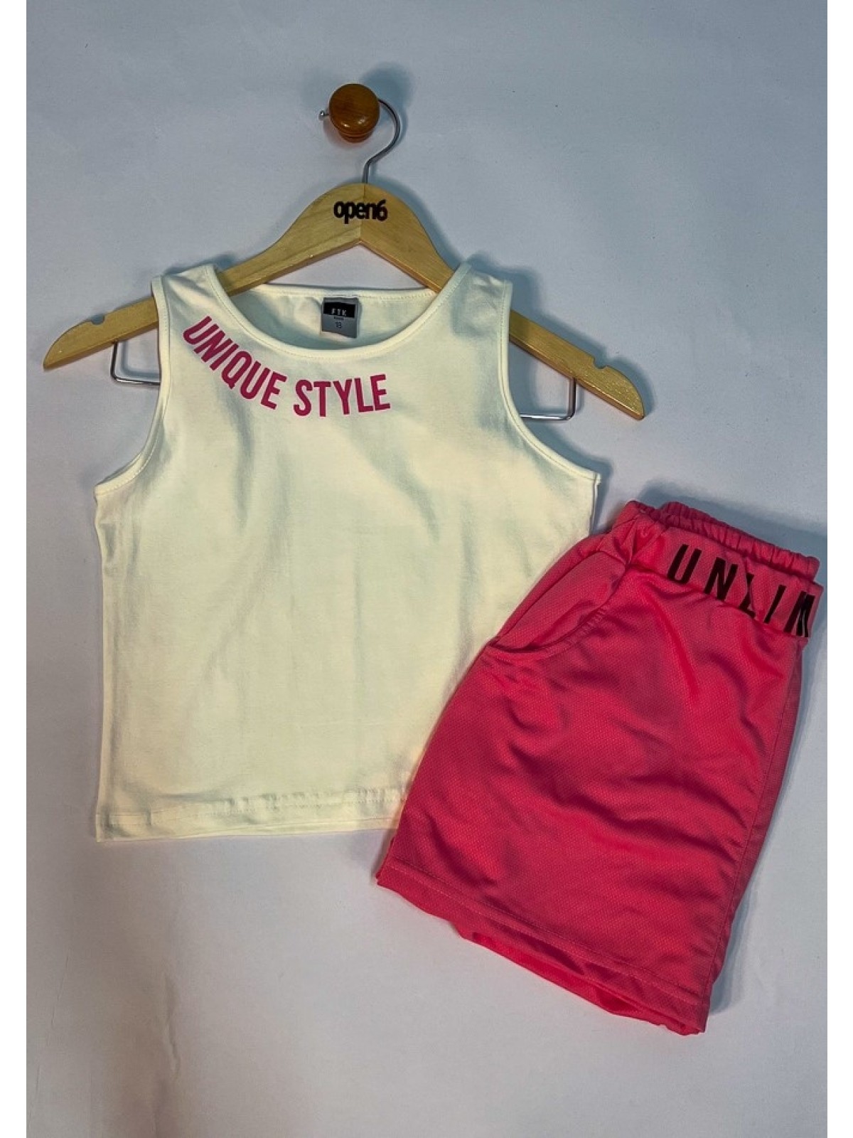 CONJUNTO TEEN FEMININO STYLE ROSA 2378 - FTK BRAND 
