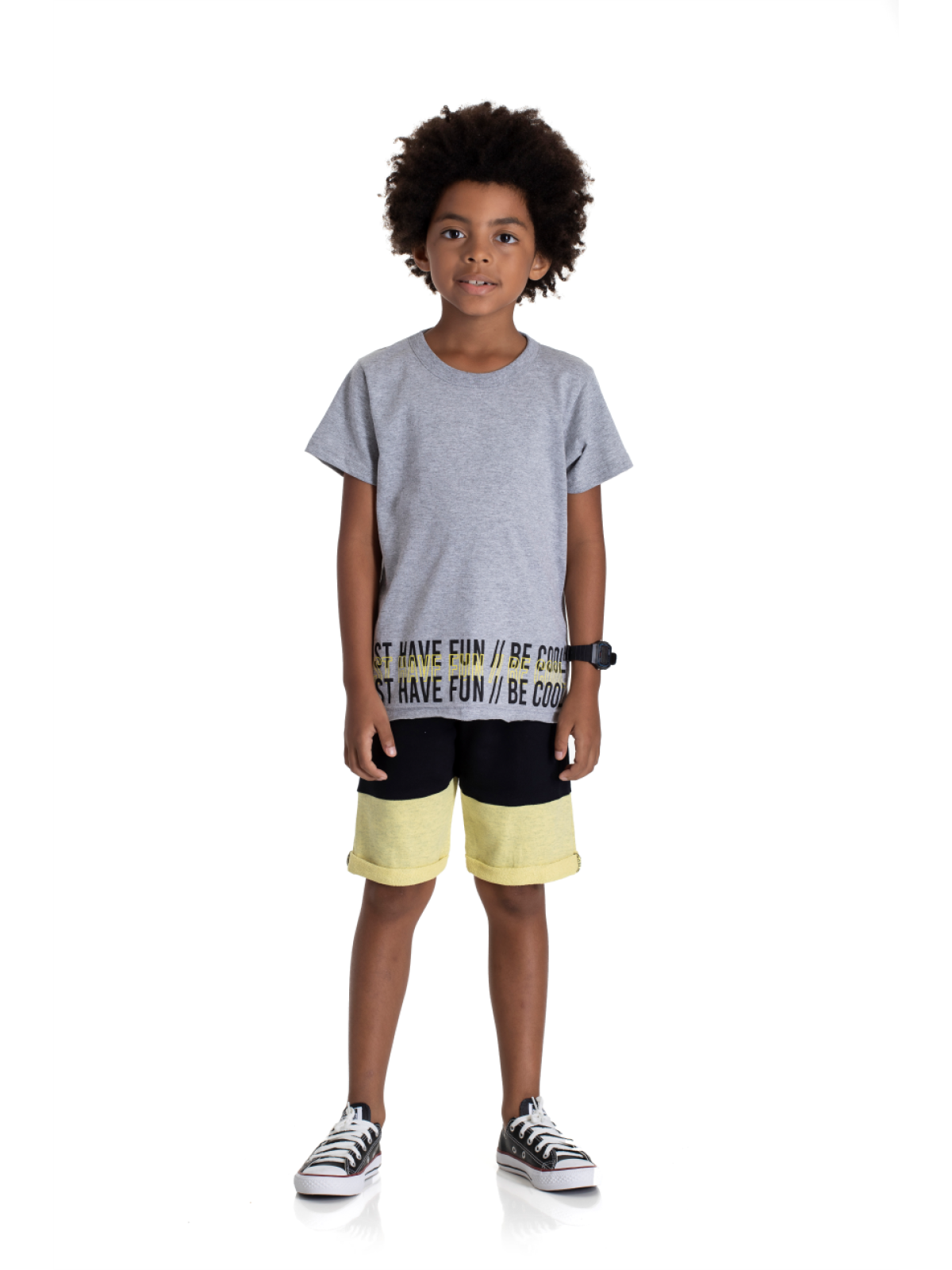 CONJUNTO INFANTIL MASCULINO HAVE FUN MESCLA 2247 - FTK BRAND