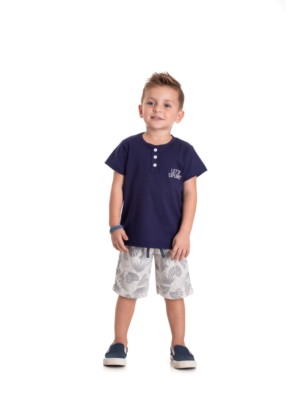 CONJUNTO INFANTIL MASCULINO EXPLORE MARINHO 2386 - FTK BRAND