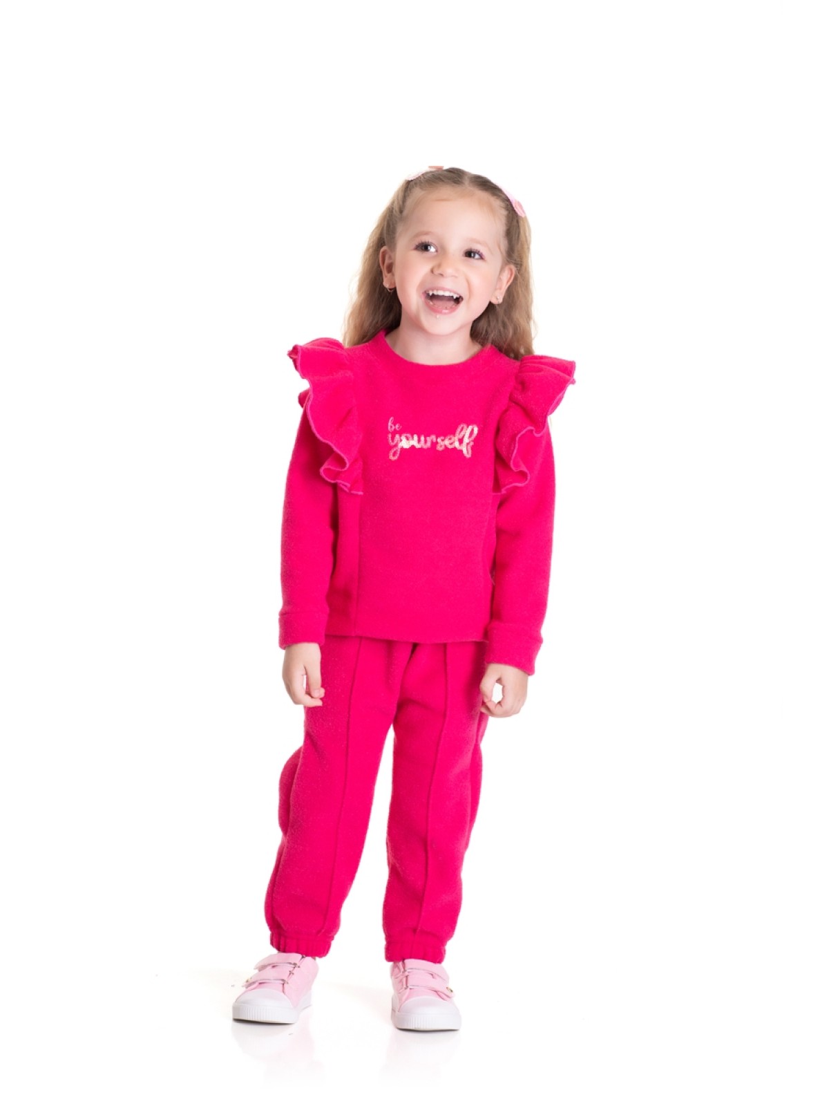 CONJUNTO INFANTIL FEMININO GLAM PINK 2430 - FTK BRAND