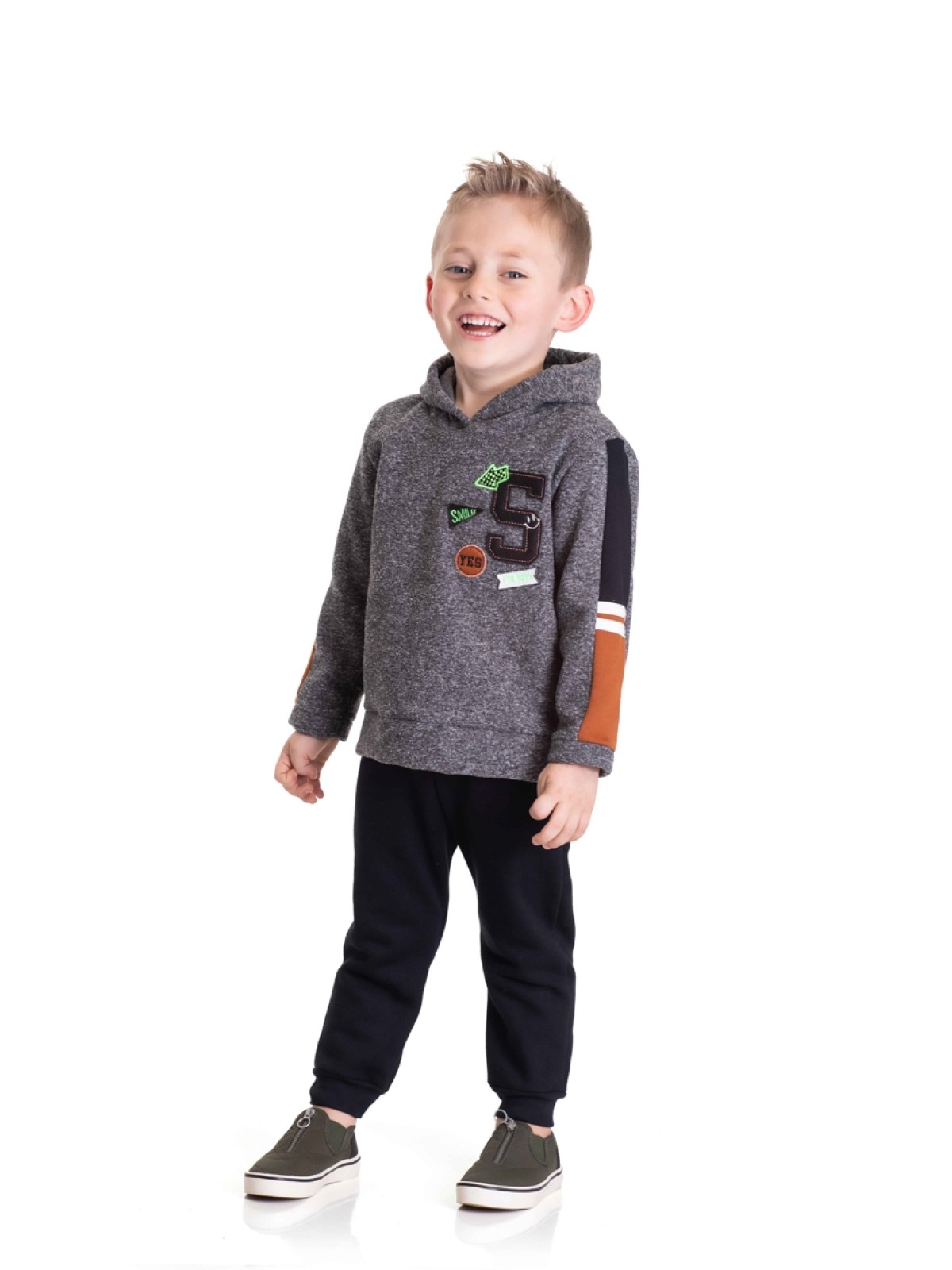 CONJUNTO INFANTIL MASCULINO YES  MESCLA 2459 - FTK BRAND 