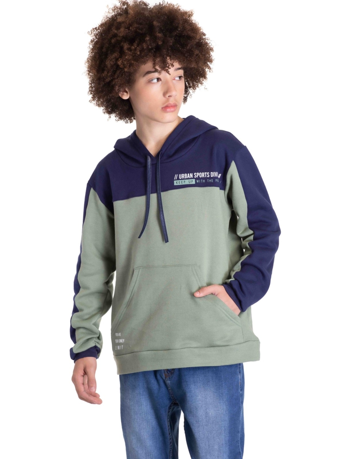 BLUSÃO TEEN MASCULINO URBAN  MARINHO 2481 - FTK BRAND 