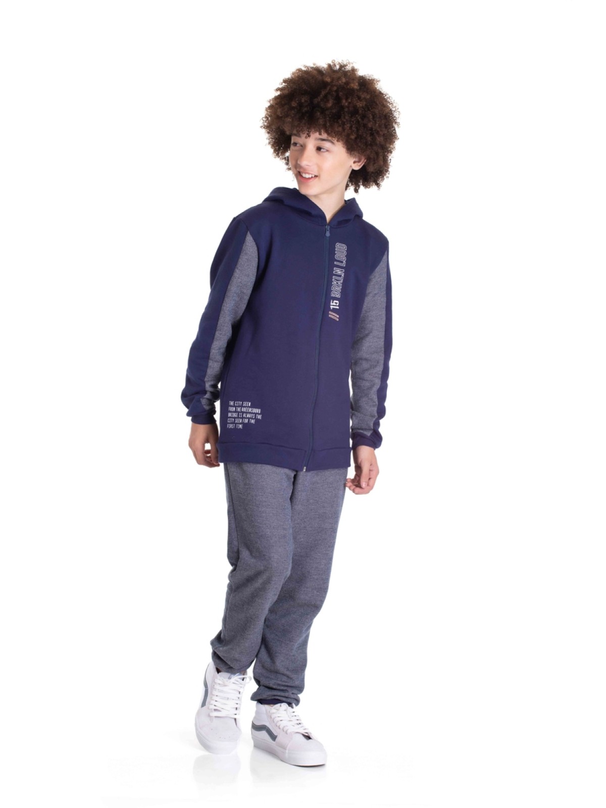CONJUNTO TEEN MASCULINO STREET  MARINHO 2484 - FTK BRAND 