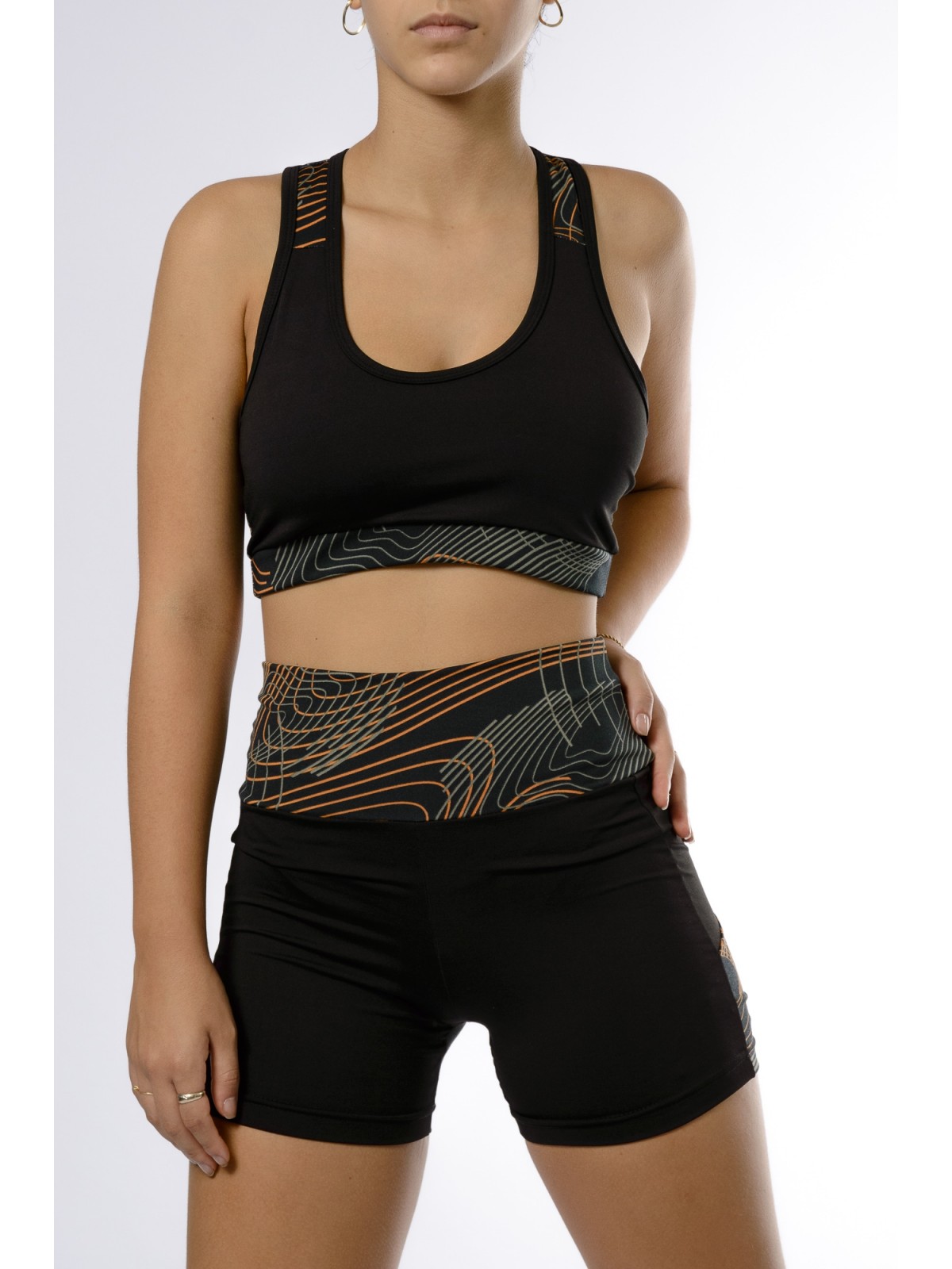 TOP SUPLEX PRETO COM RECORTE 4019-3
