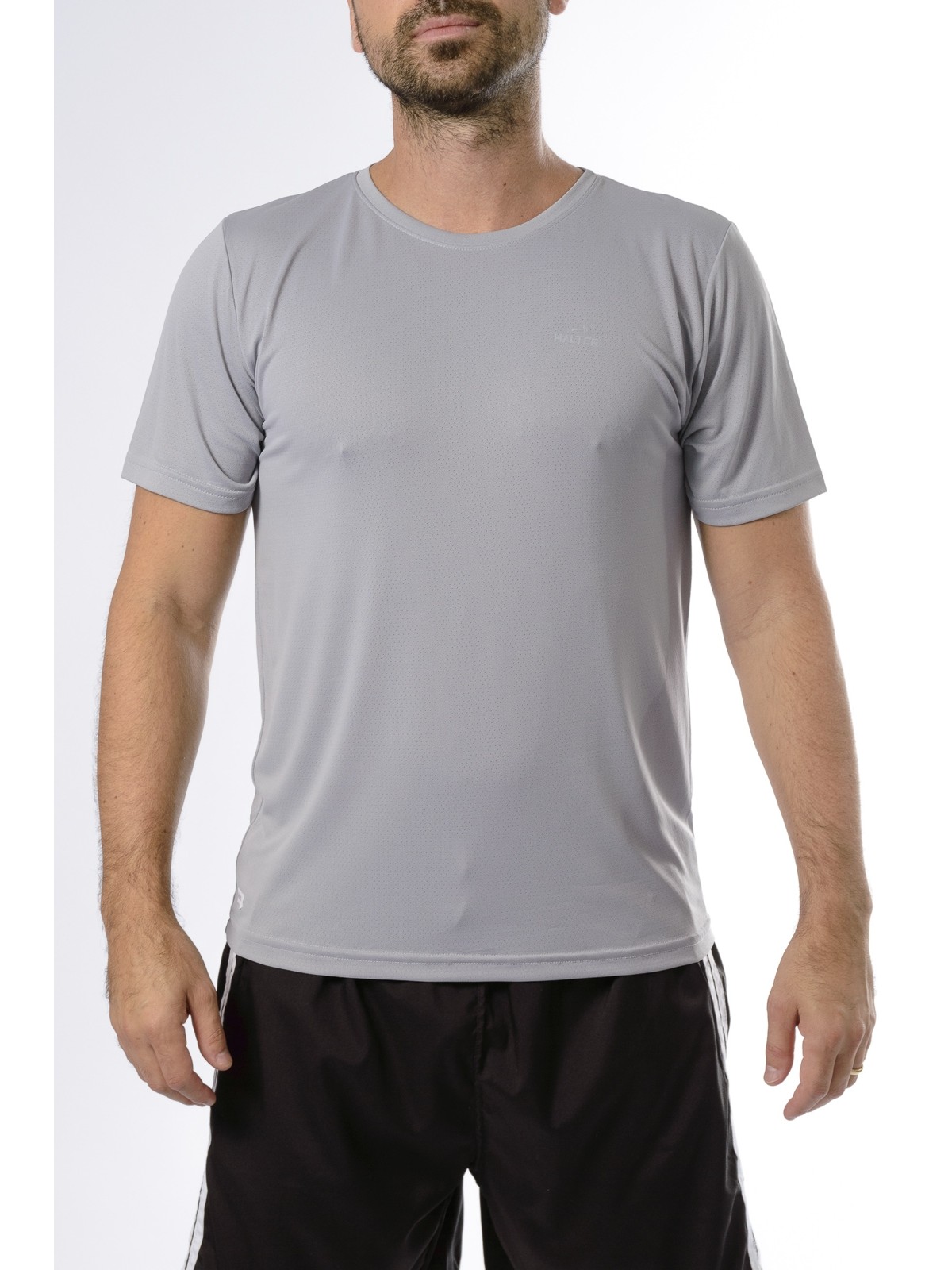 CAMISETA POLIAMIDA FITNESS CINZA 4080