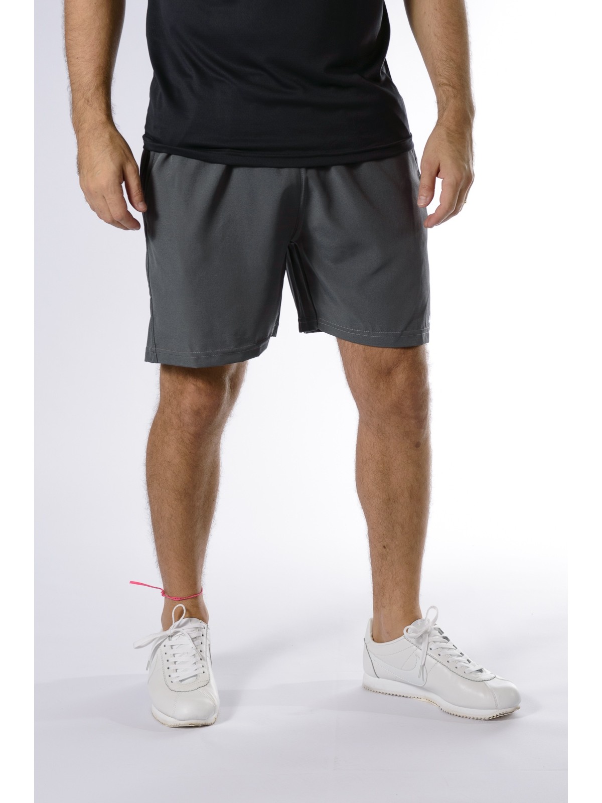 BERMUDA DE TACTEL COM  ELASTANO CINZA  4084