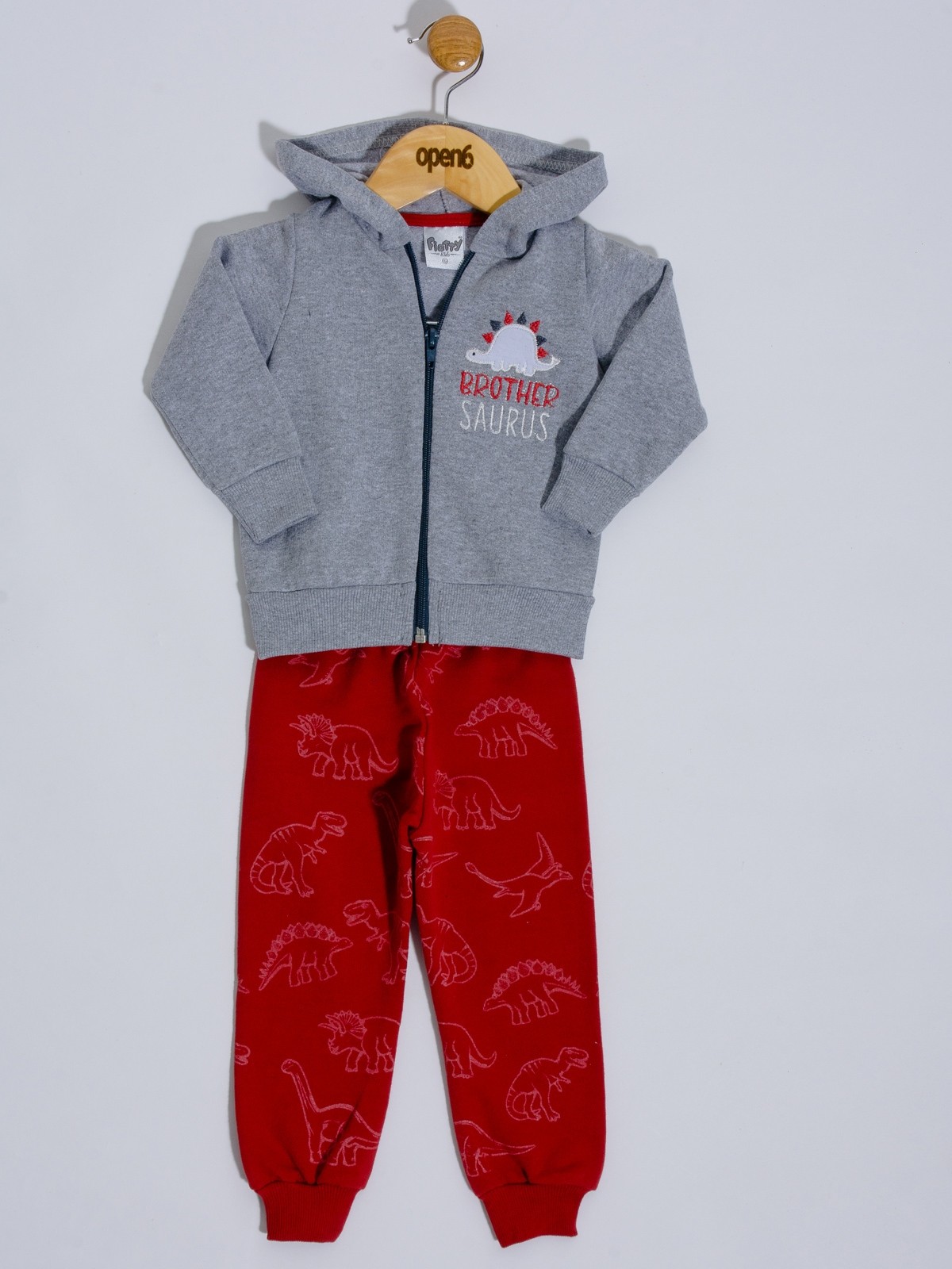 CONJUNTO INFANTIL MASCULINO  SAURUS  MESCLA 2172  - FTK BRAND