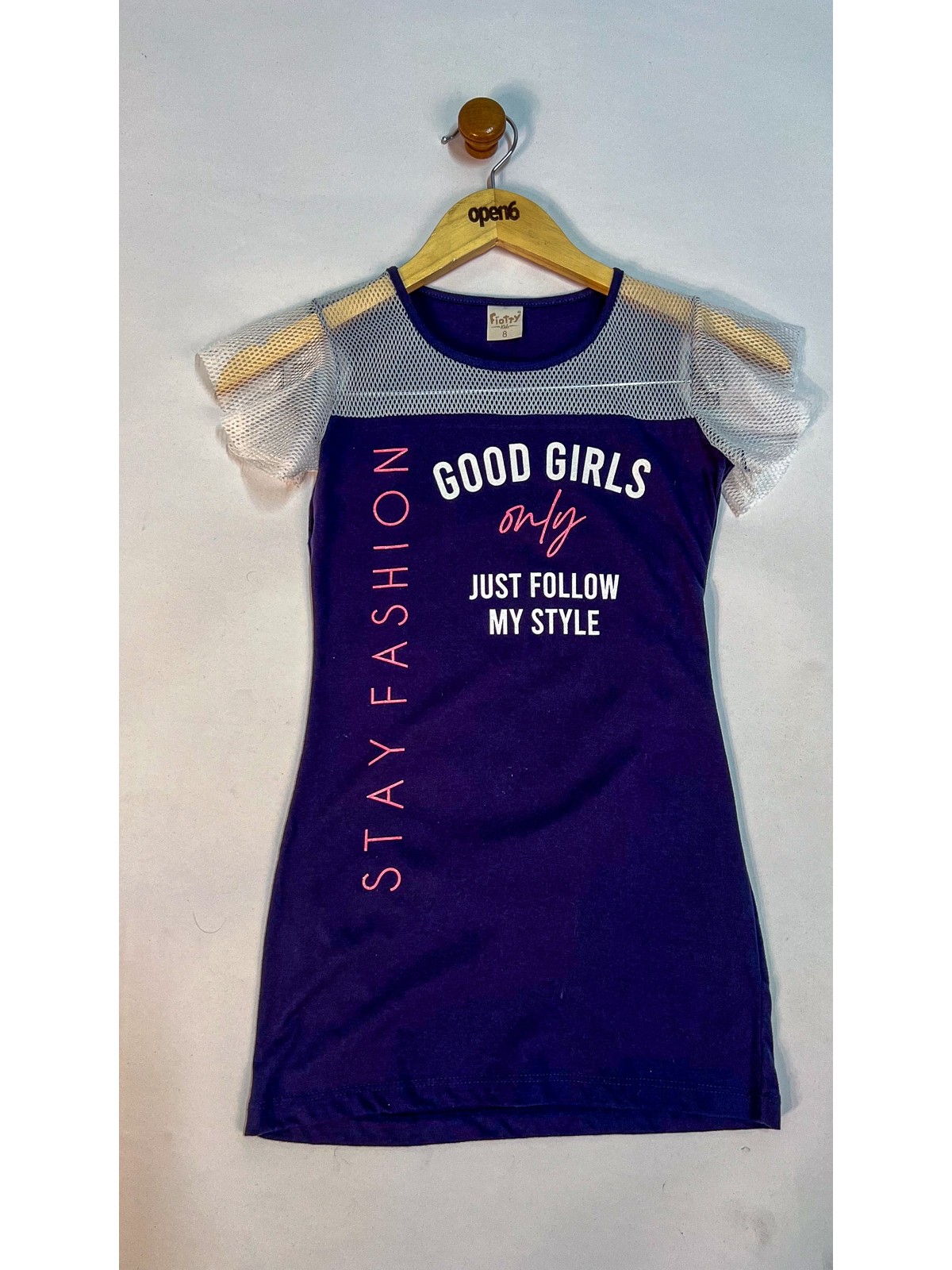 VESTIDO INFANTIL FEMININO GIRLS MARINHO 2357 - FTK BRAND 