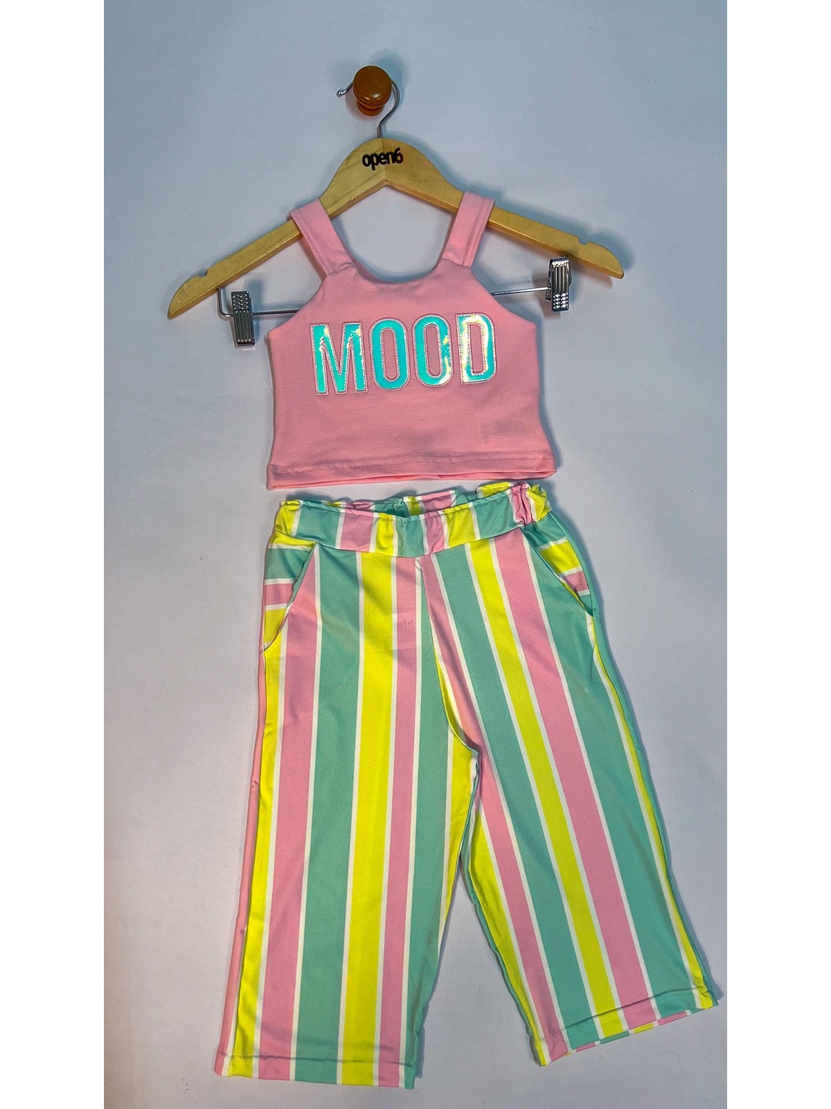 CONJUNTO INFANTIL FEMININO MOOD ROSA 2205 - FTK BRAND 