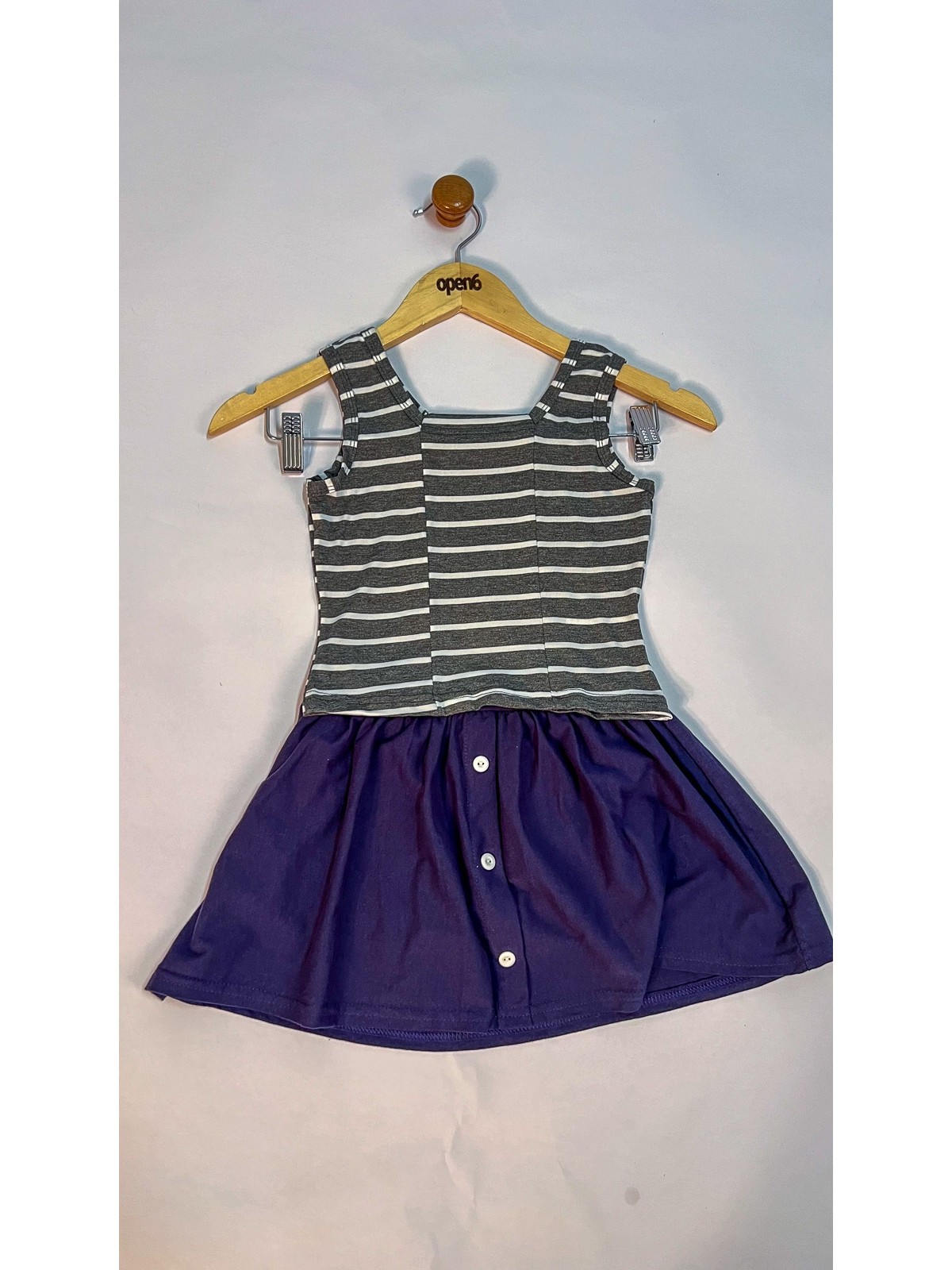 CONJUNTO INFANTIL FEMININO LISTRAS MESCLA 2207 - FTK BRAND 