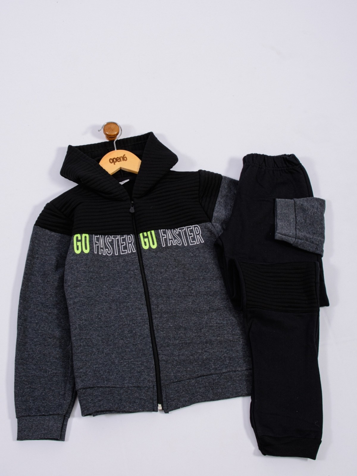CONJUNTO INFANTIL  MASCULINO GO FASTER  MESCLA  2471 - FTK BRAND 