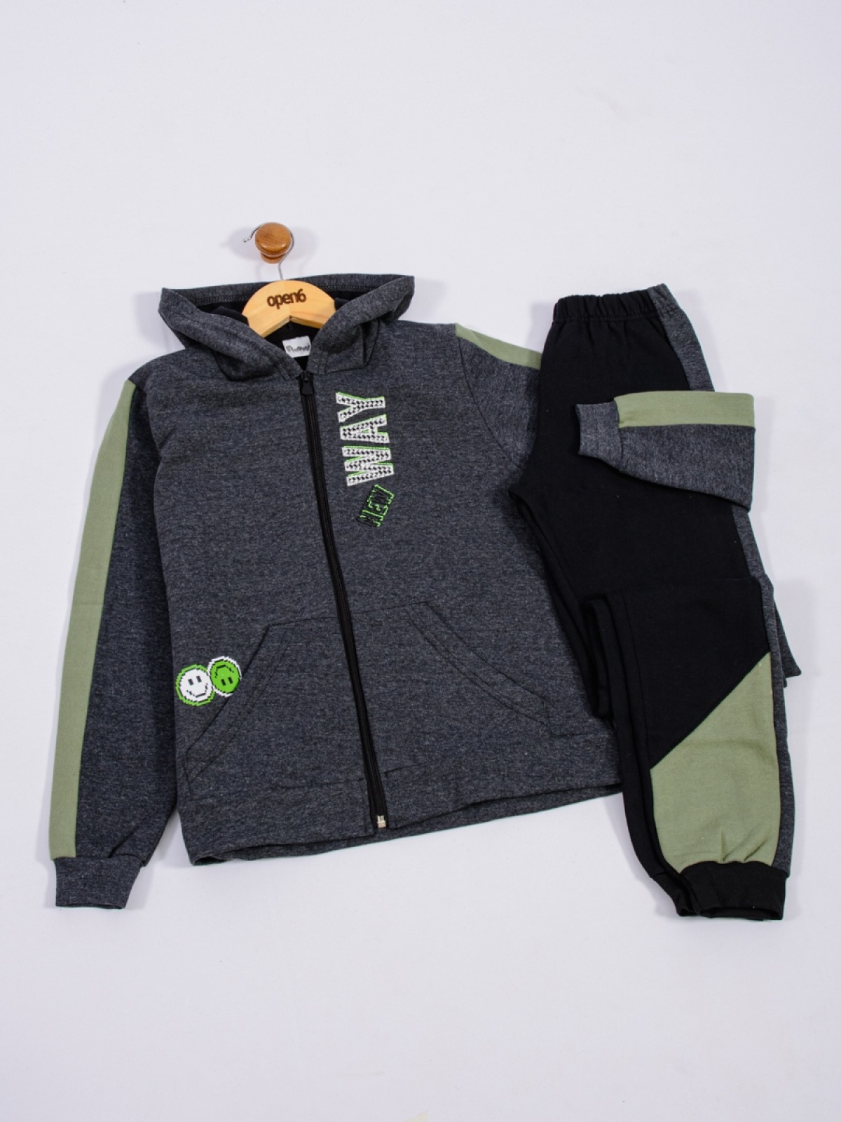 CONJUNTO INFANTIL MASCULINO WAY  MESCLA  2473 - FTK BRAND 