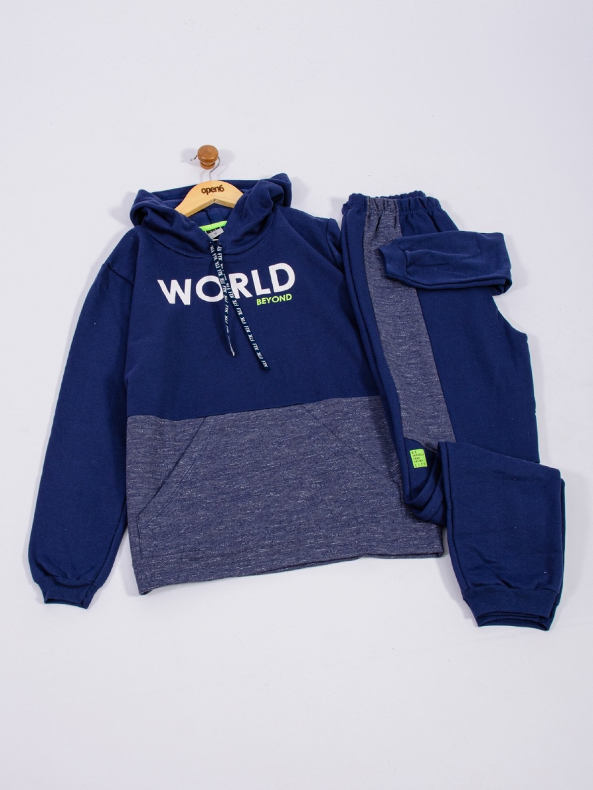 CONJUNTO TEEN MASCULINO WORLD MARINHO 2485 - FTK BRAND