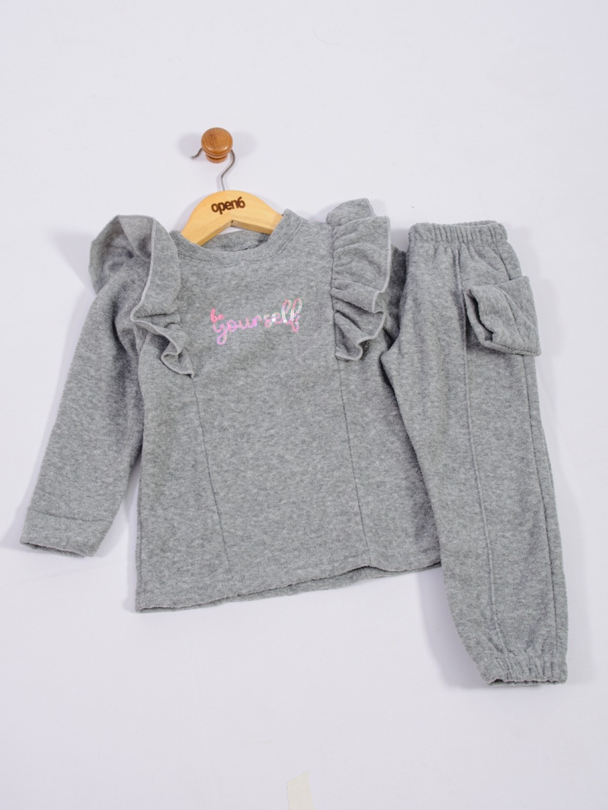 CONJUNTO INFANTIL FEMININO GLAM MESCLA 2430 - FTK BRAND