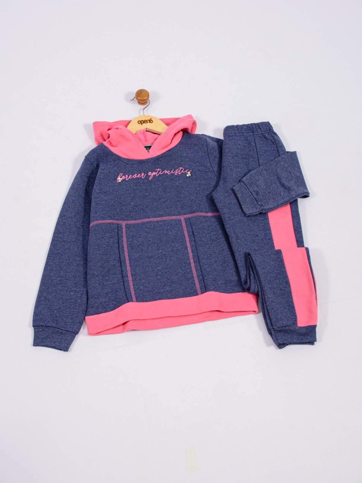 CONJUNTO INFANTIL FEMININO PÉROLAS MARINHO 2438 - FTK BRAND
