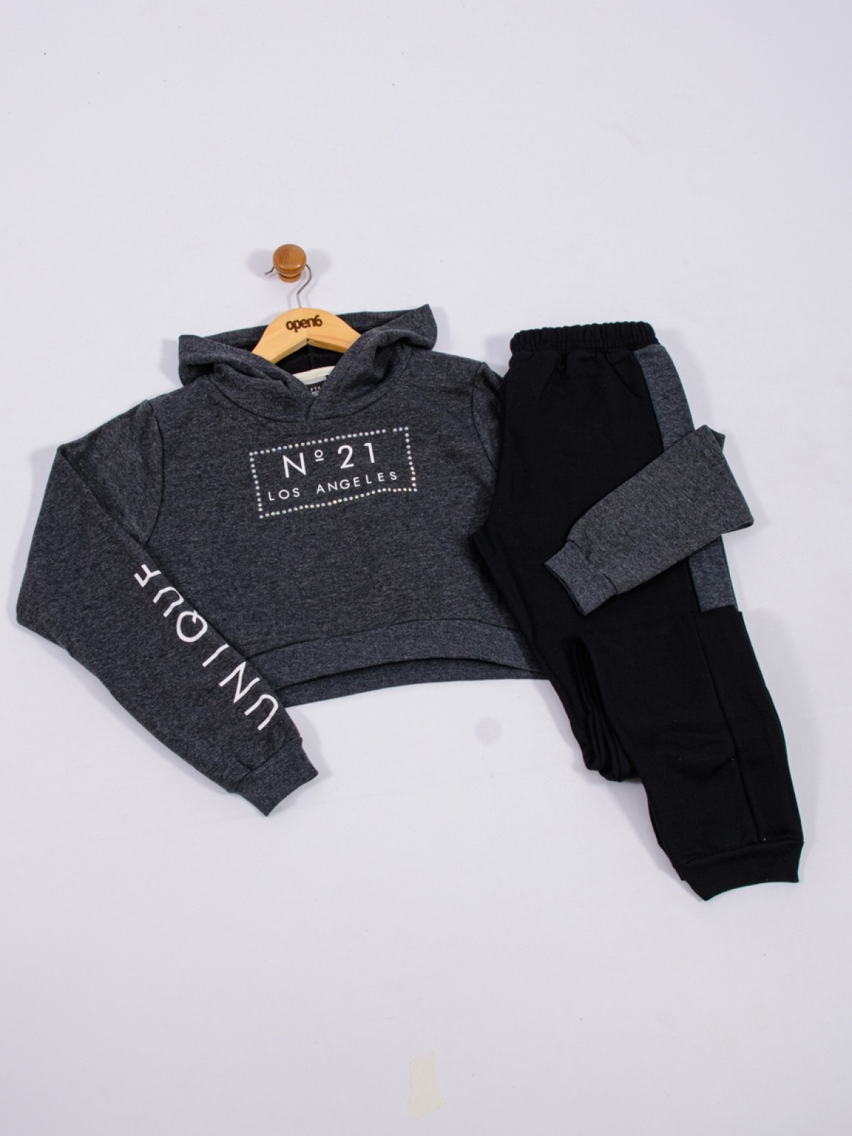 CONJUNTO TEEN FEMININO LOS ANGELES MESCLA  2446 - FTK BRAND 