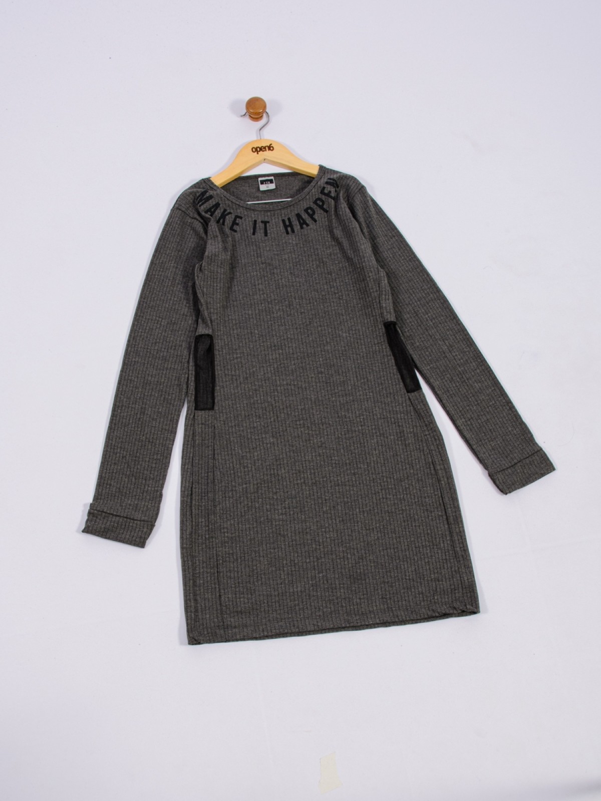 VESTIDO TEEN  FEMININO MAKE IT HAPPEN  MESCLA 2453 - FTK BRAND