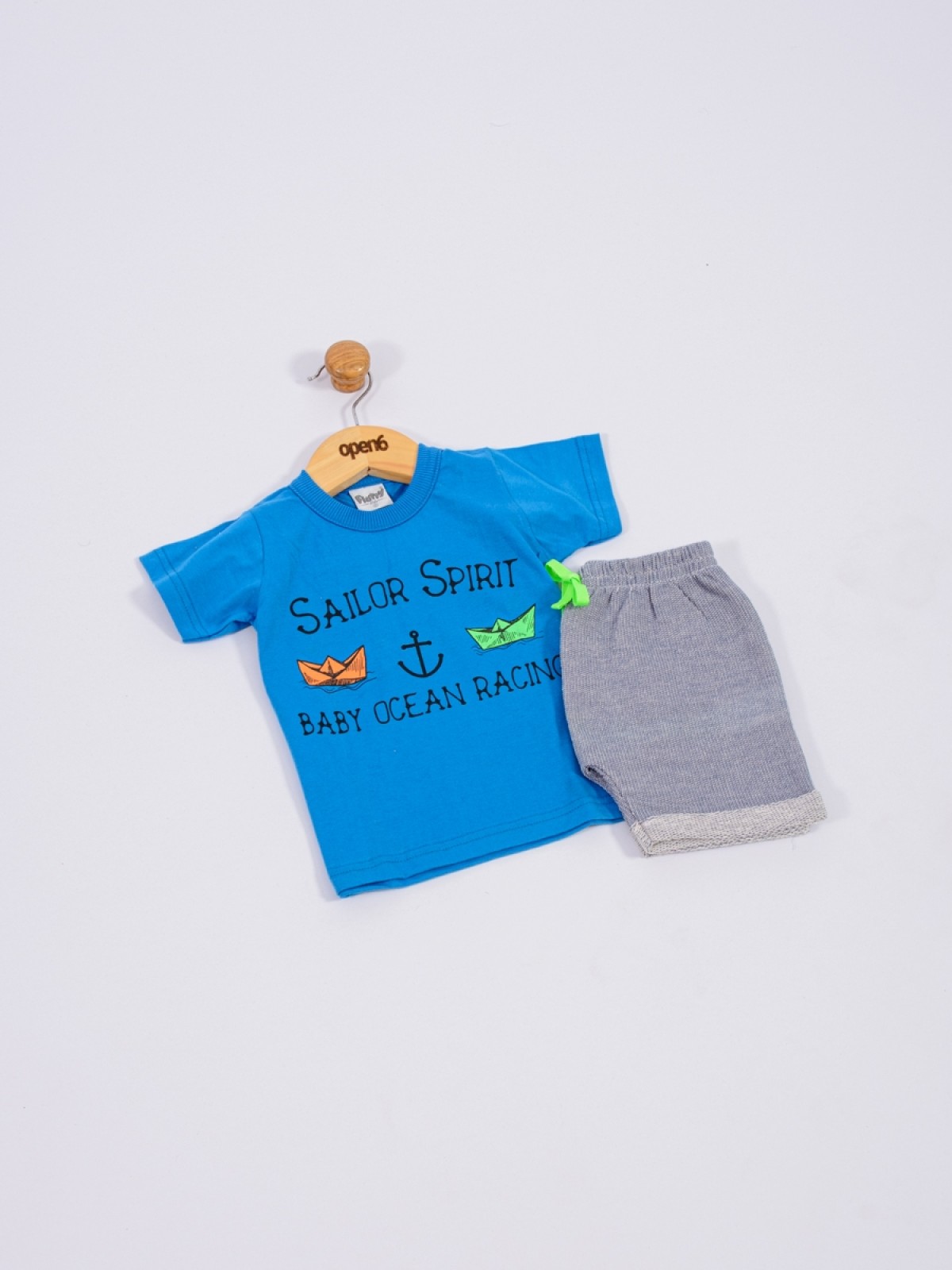 CONJUNTO BEBÊ MASCULINO SAILOR ROYAL 2230 - FTK BRAND 