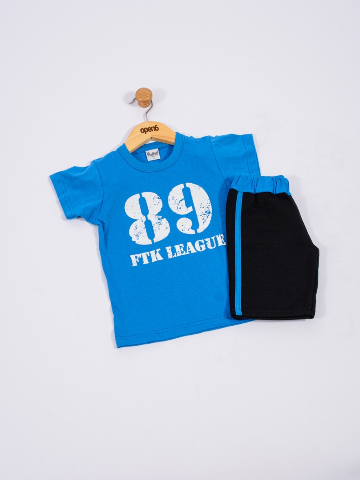 CONJUNTO INFANTIL MASCULINO LEAGUE ROYAL 2234 - FTK BRAND 