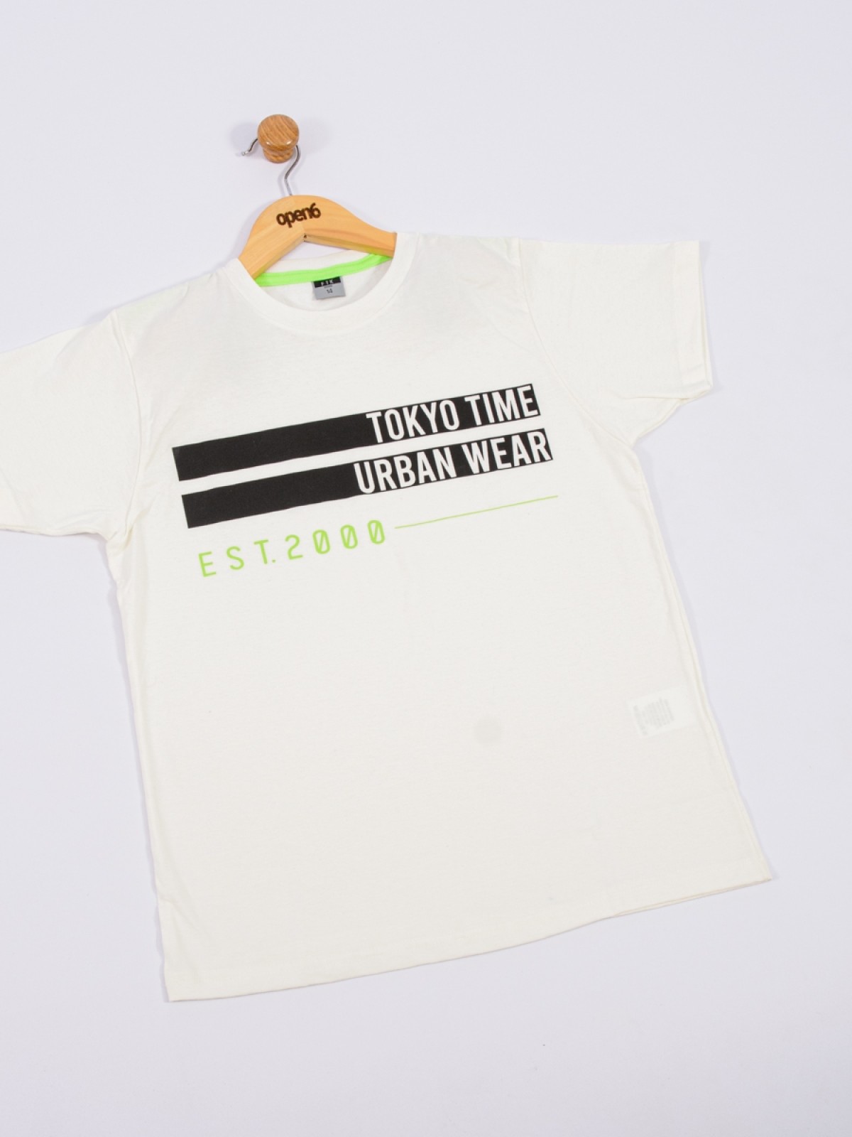 CAMISETA TEEN MASCULINA TOKYO OFF WHITE 2253 - FTK BRAND 