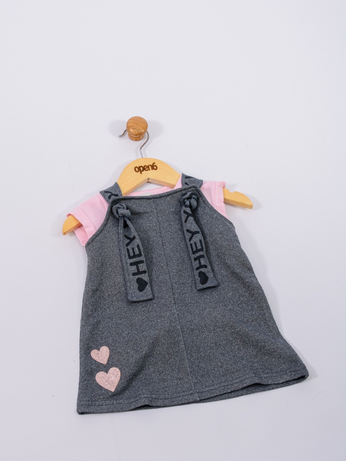 CONJUNTO INFANTIL FEMININO LOVE ROSA 2191 - FTK BRAND