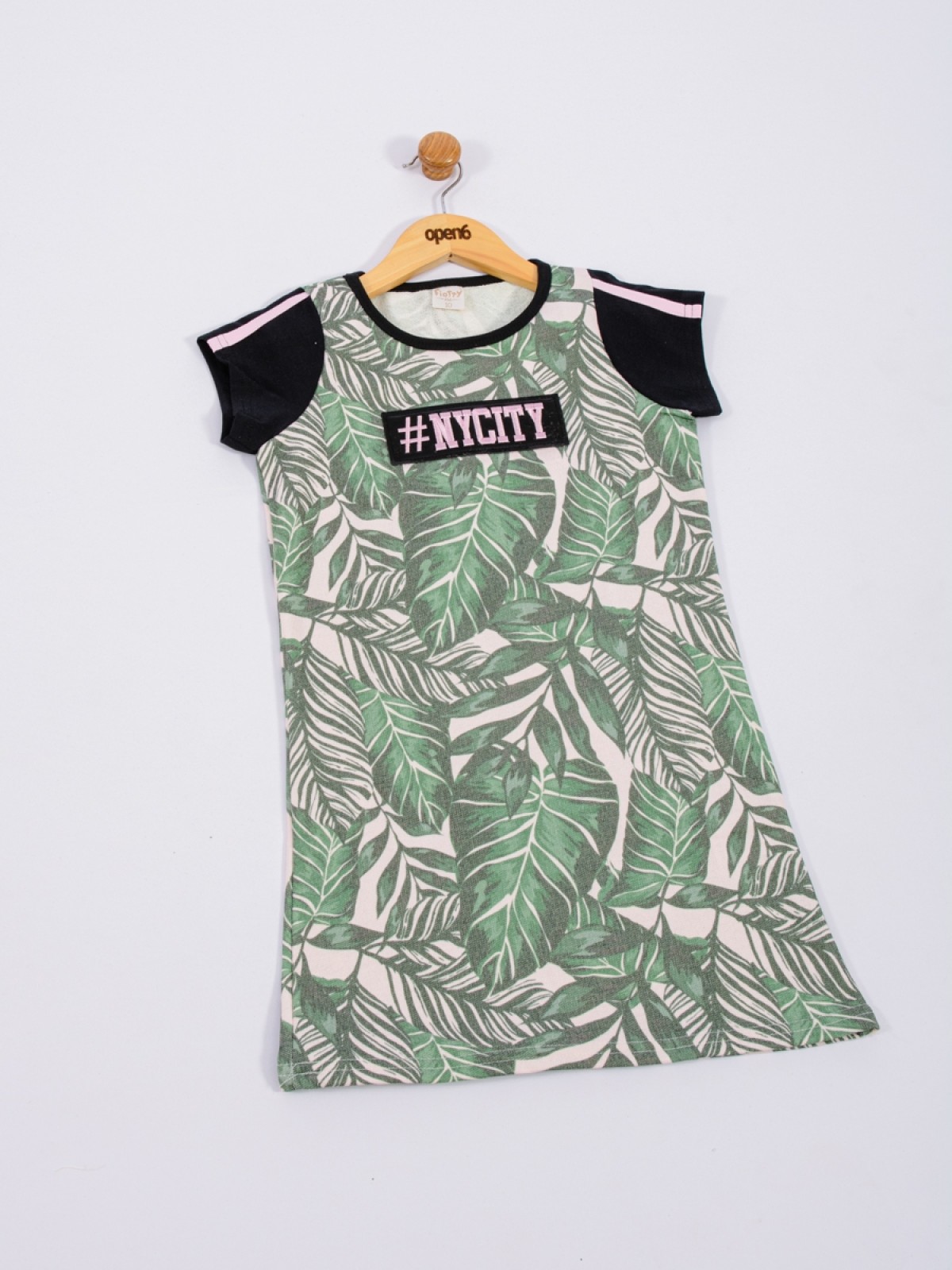 VESTIDO INFANTIL NYC ROSA 2193 - FTK BRAND