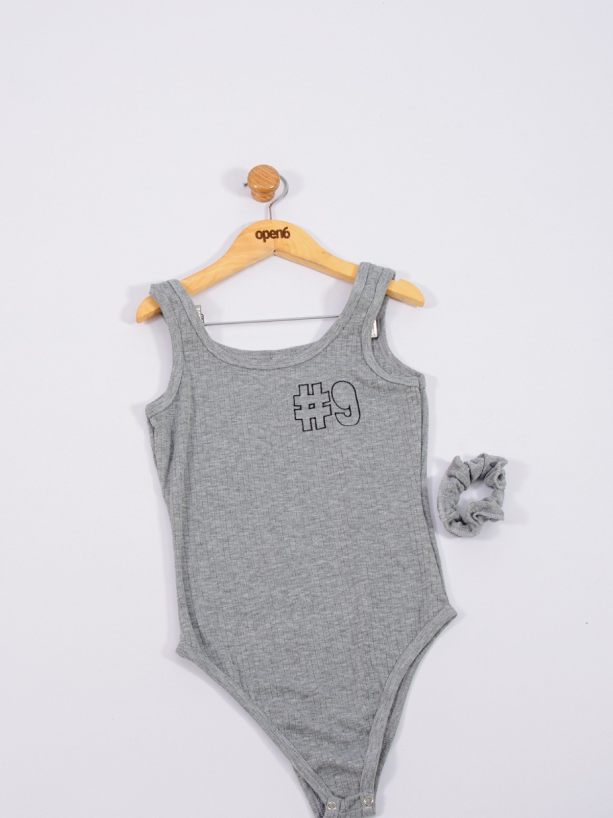 BODY TEEN FEMININO CANELADO MESCLA 2220 - FTK BRAND 
