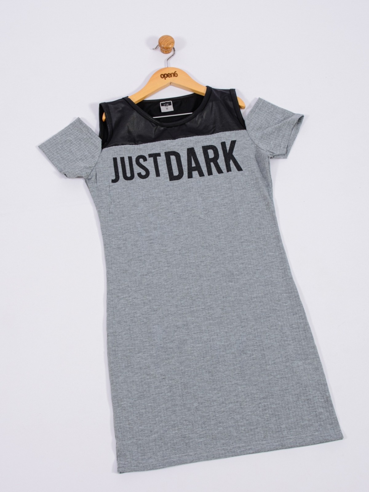 VESTIDO TEEN FEMININO JUST DARK MESCLA 2263 - FTK BRAND