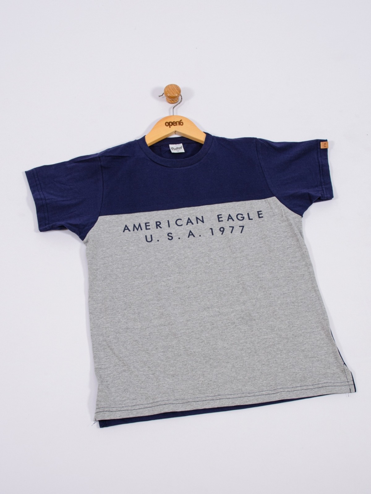 CAMISETA TEEN MASCULINO AMERICAN MARINHO 2407 - FTK BRAND