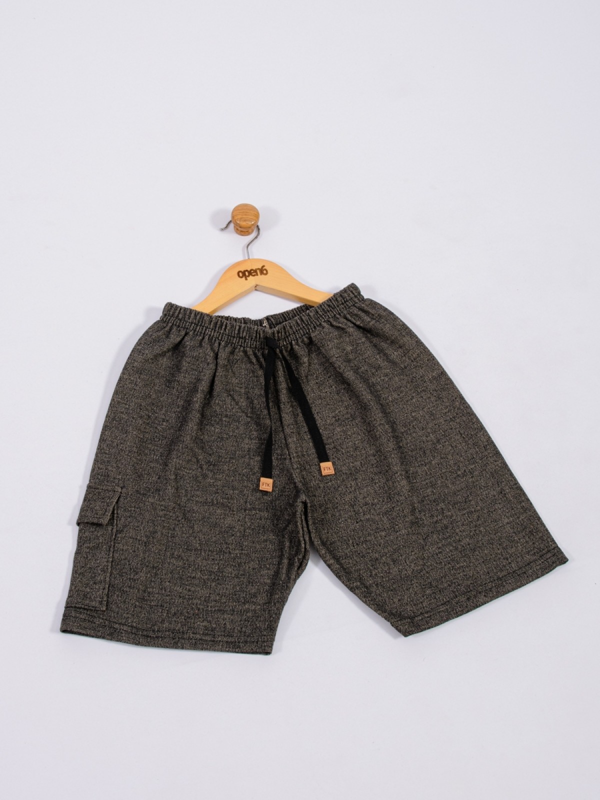 BERMUDA TEEN MASCULINO COMFY PRETA 2412 - FTK BRAND