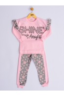 CONJUNTO INFANTIL FEMININO SHINE ROSA  2108 - FTK BRAND 