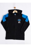 JAQUETA JUVENIL MASCULINA  NYC  PRETO   2164 - FTK BRAND 